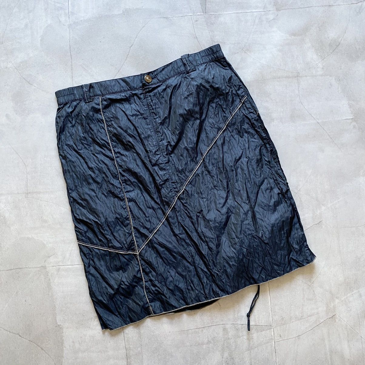 Marithe + Francois Girbaud Fred Sabatier Abstract Hysteric Glamour Style Midi Skirt Size 34" / US 12 / IT 48 - 2 Thumbnail