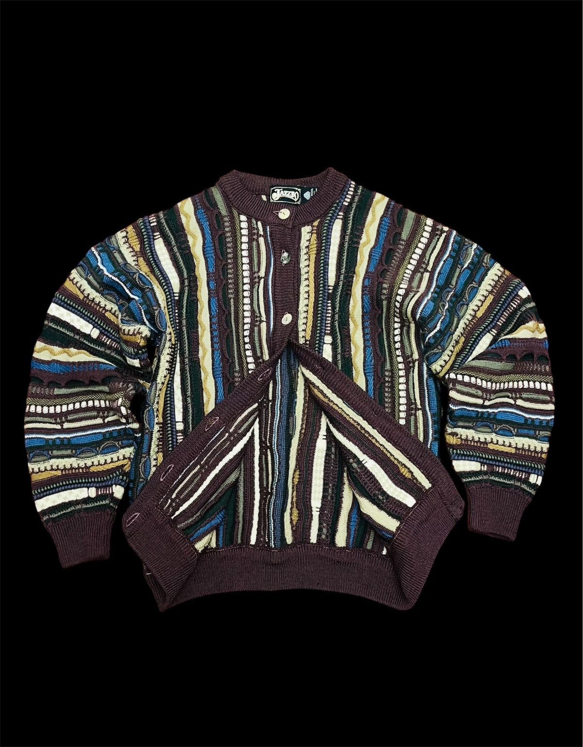 Coogi VINTAGE JAZZBO x COOGI STYLE x WOOL JACKET x RARE Size S / US 4 / IT 40 - 2 Thumbnail