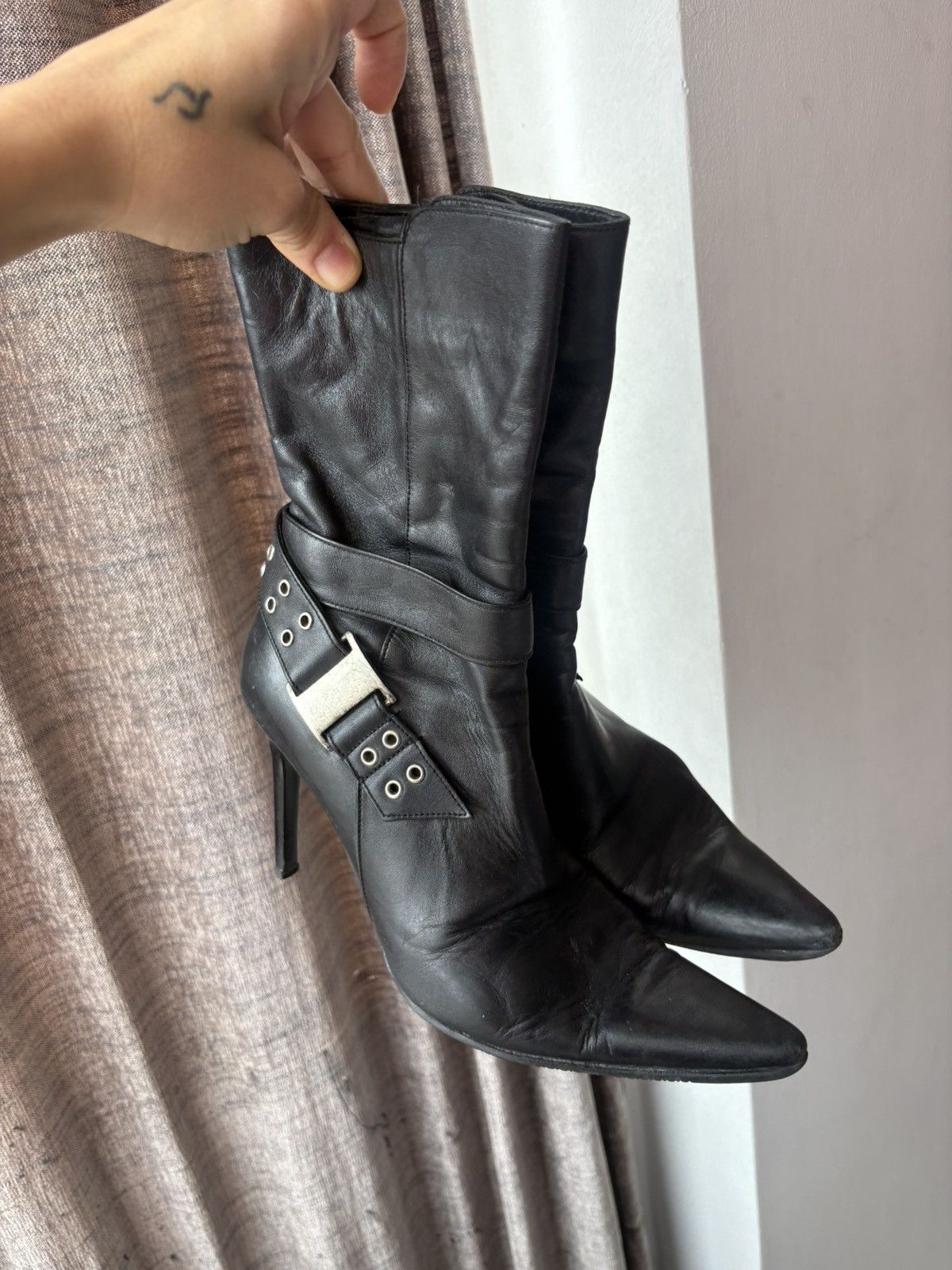 Vintage y2k leather boots Size US 6 / IT 36 - 12 Thumbnail