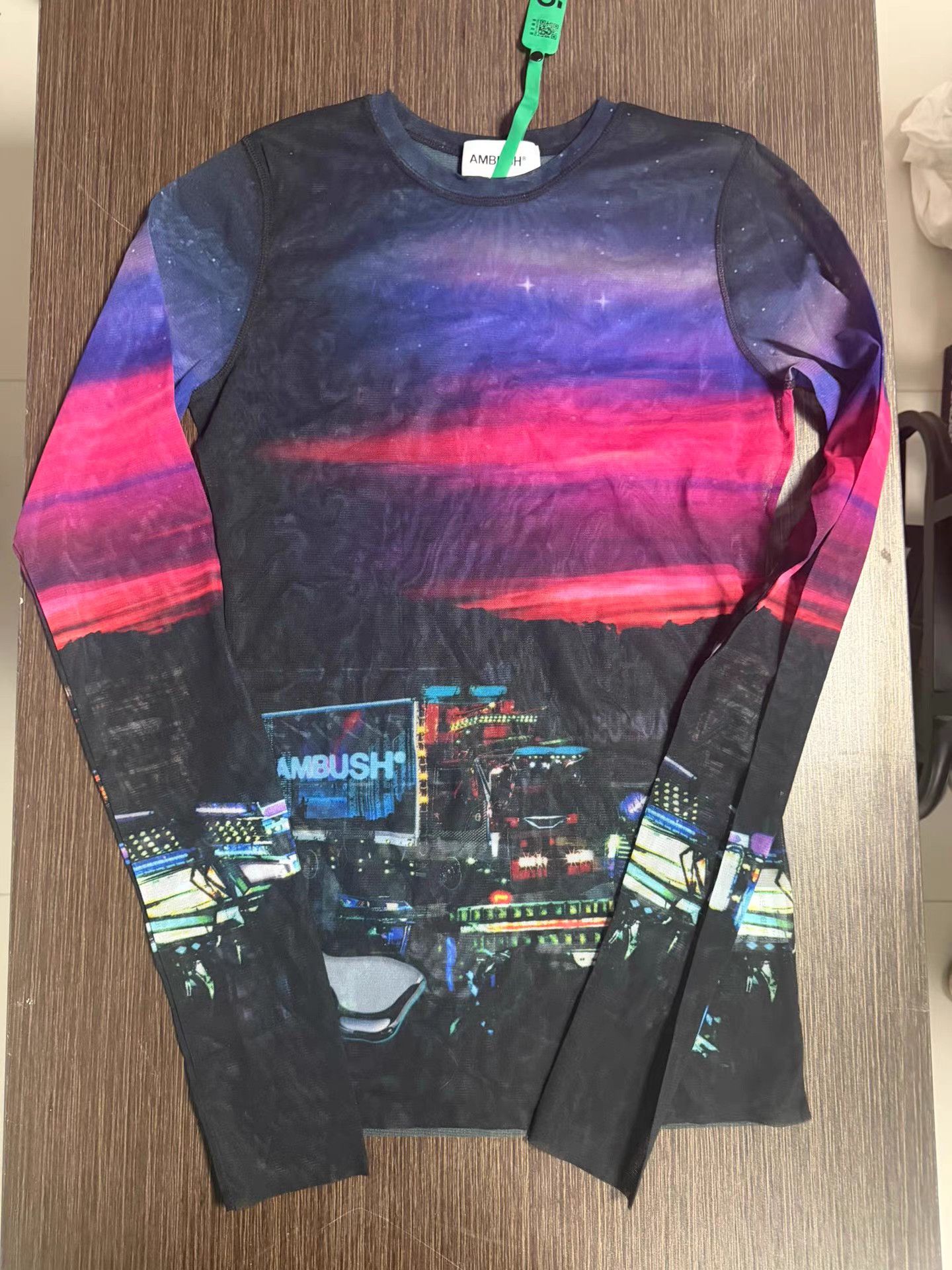 Ambush Design AMBUSH Printed Long Sleeve Mesh Knit Top K18 Size US L / EU 52-54 / 3 - 1 Thumbnail