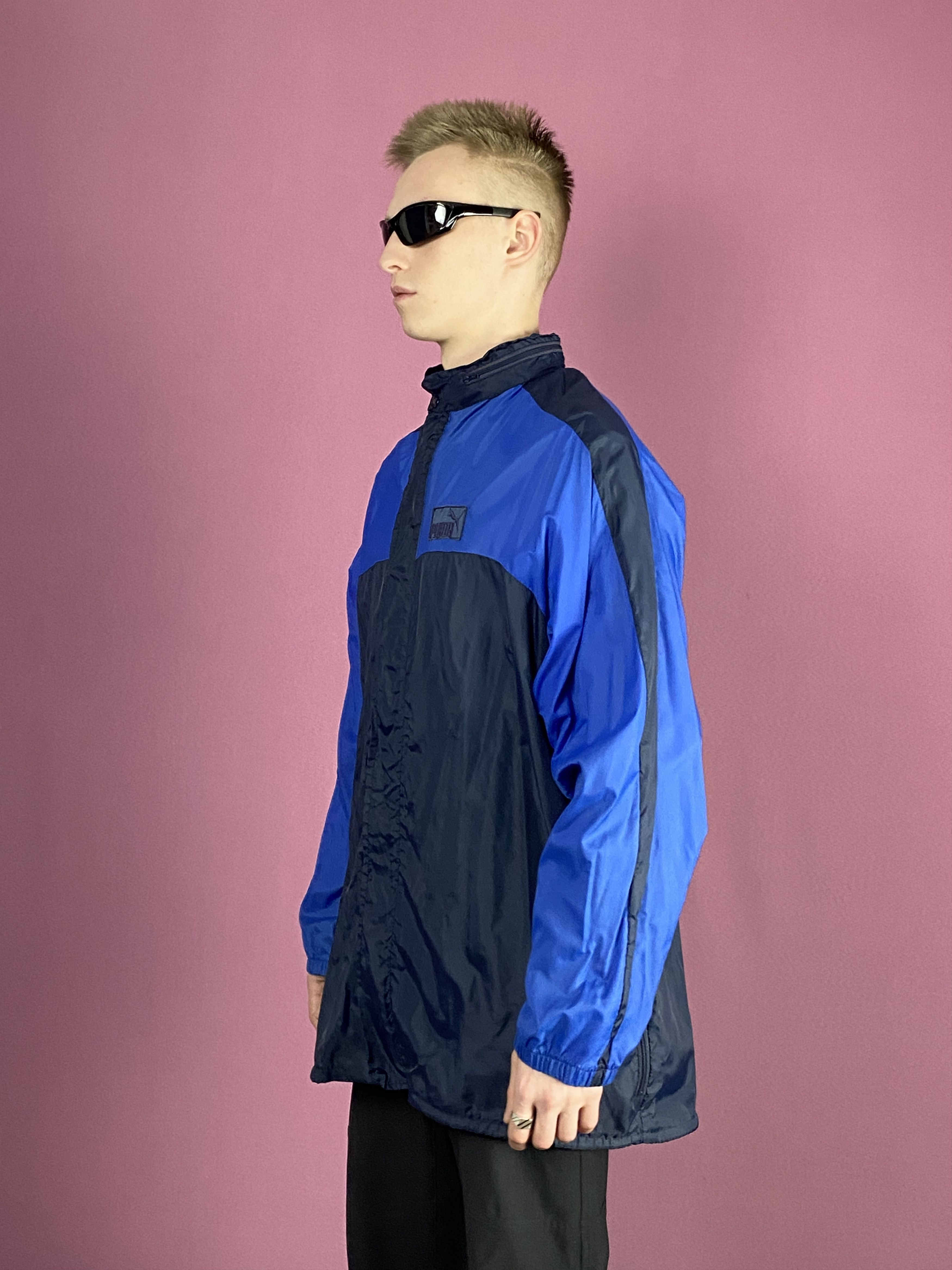 Puma × Vintage 80s Puma Vintage Men's Rain Jacket - Size 54 / L Windbreaker Size US L / EU 52-54 / 3 - 2 Thumbnail