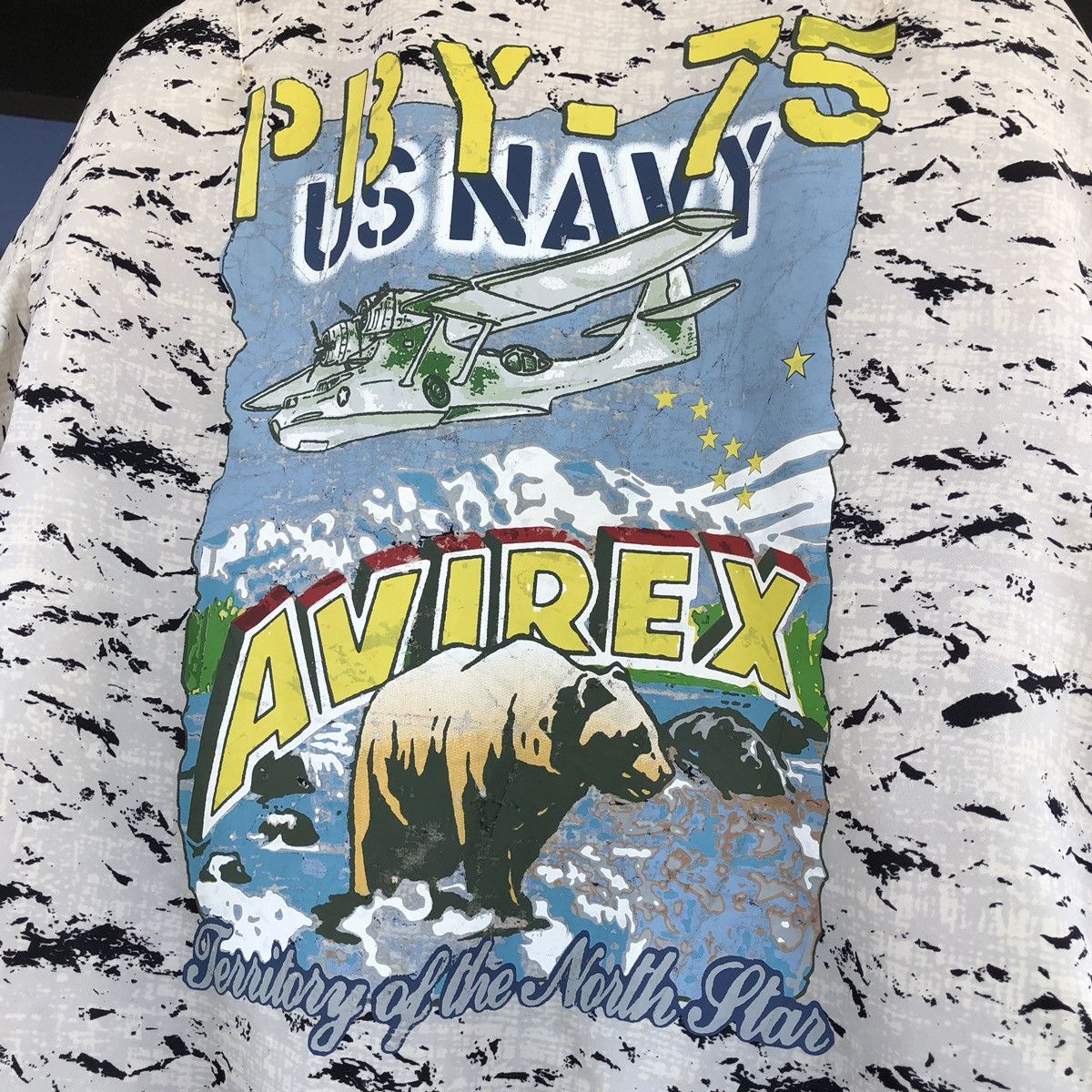 Avirex Avirex Camo PBY-75 US NAVY Ma-1 Bomber Jacket Size US XL / EU 56 / 4 - 6 Thumbnail