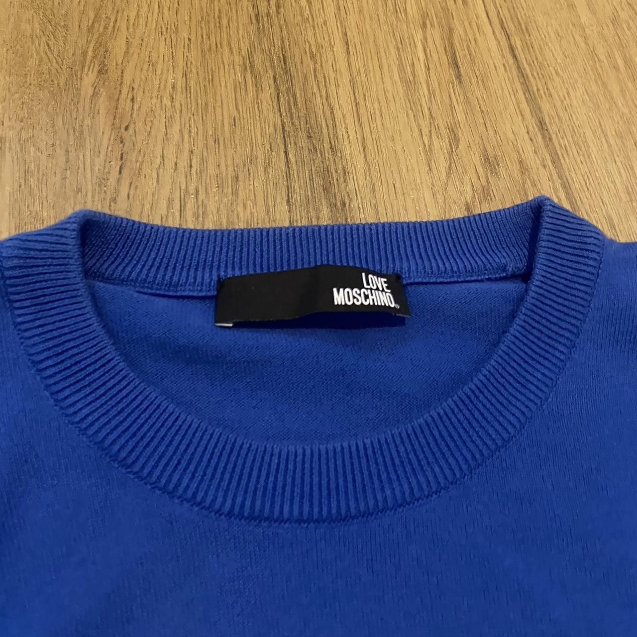 I Love Ugly Blue Moschino jumper #luxuryknitwear Casual Size US M / EU 48-50 / 2 - 3 Thumbnail