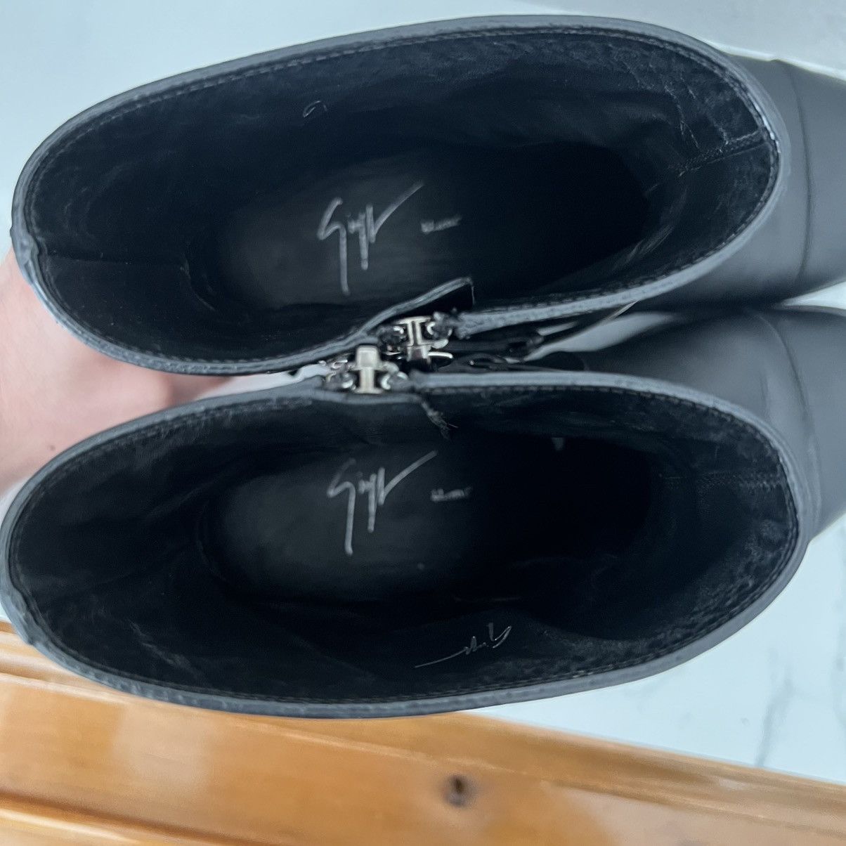 Giuseppe Zanotti Giuseppe Zanotti Men’s Chain Buckle Boots Size 40 Black Size US 8 / EU 41 - 8 Thumbnail