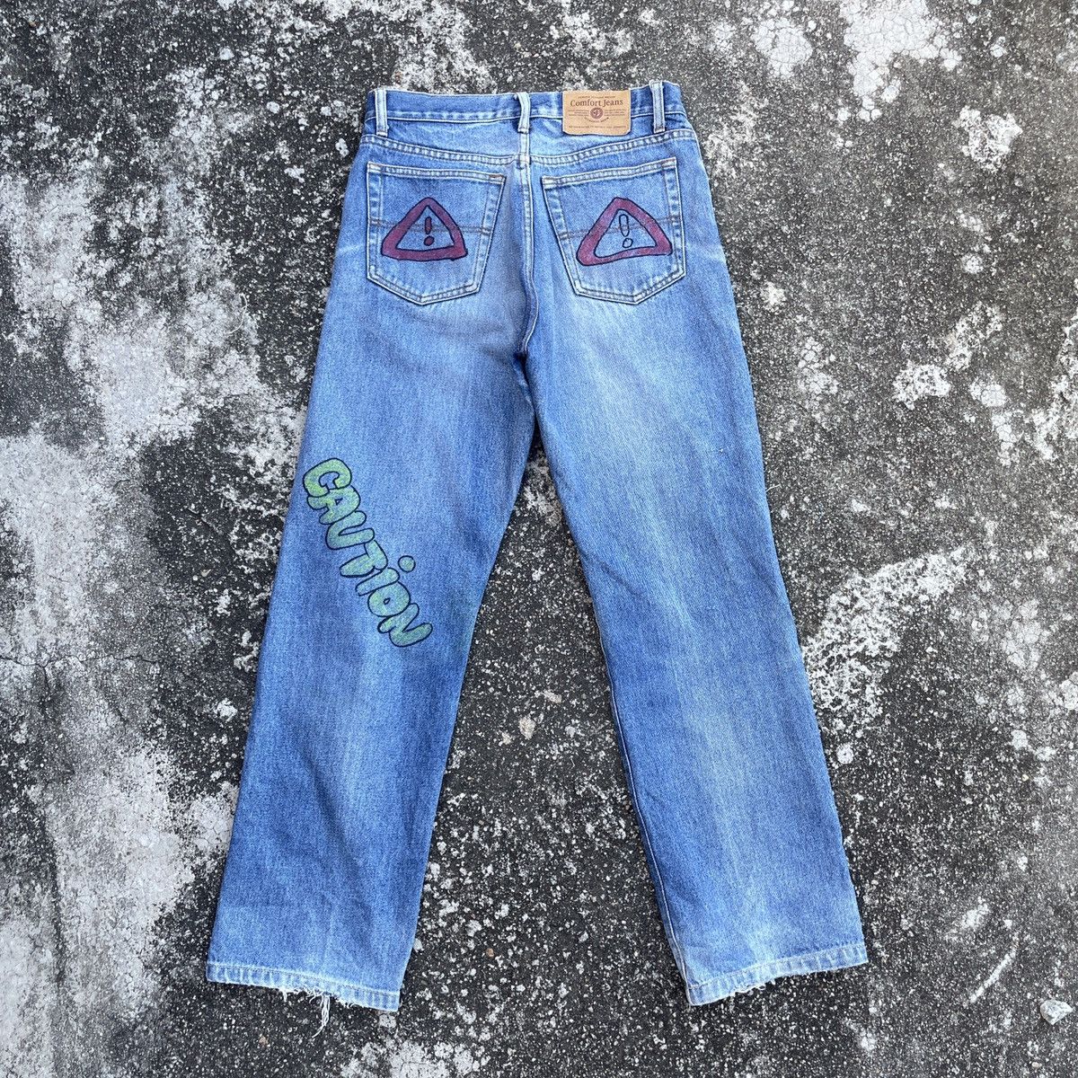 20471120 Vintage Comfort Jeans Custom Distressed Denim Size US 30 / EU 46 - 6 Thumbnail