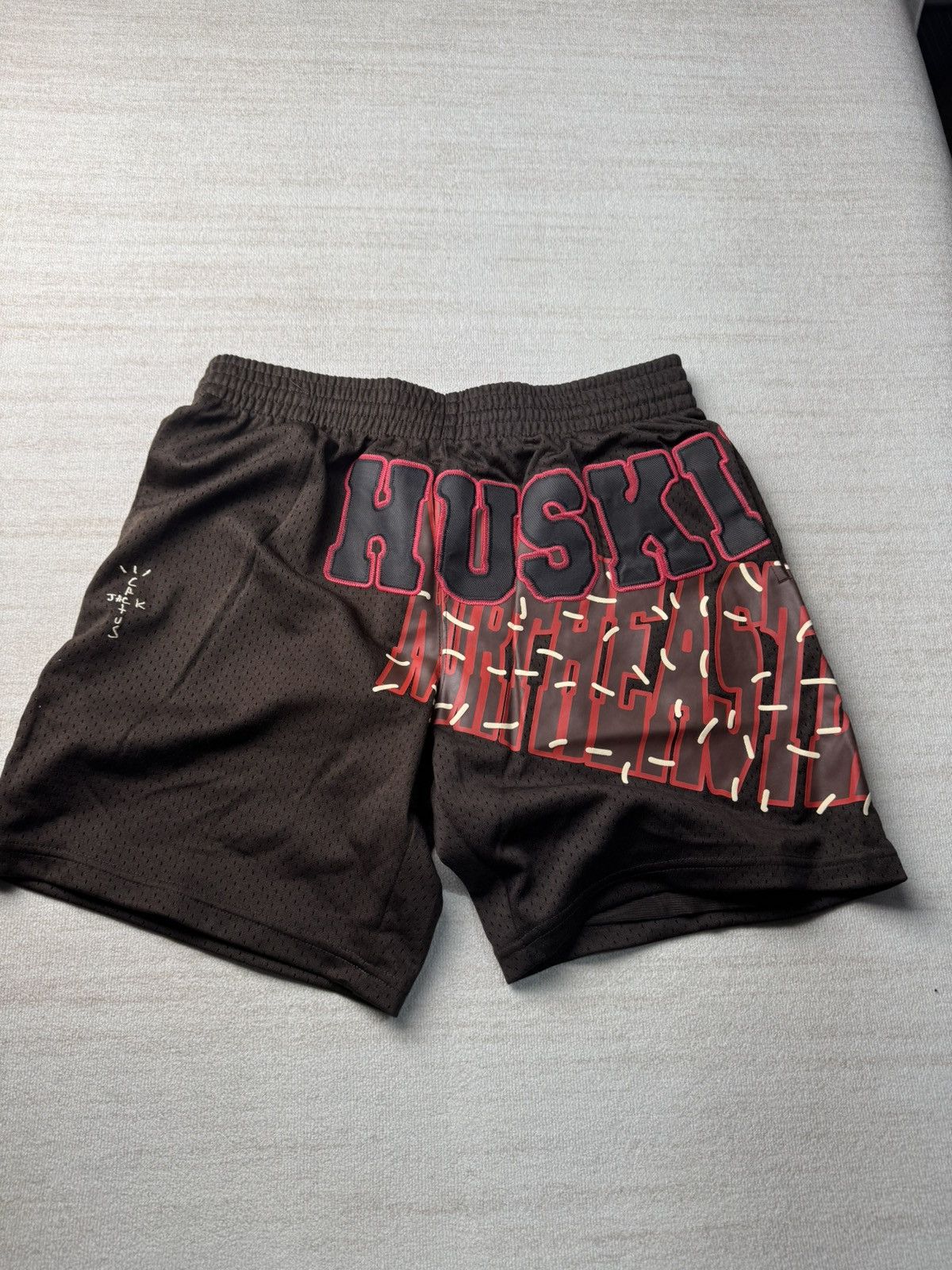 Mitchell & Ness × Travis Scott Northeastern huskies shorts M Size US 32 / EU 48 - 1 Thumbnail