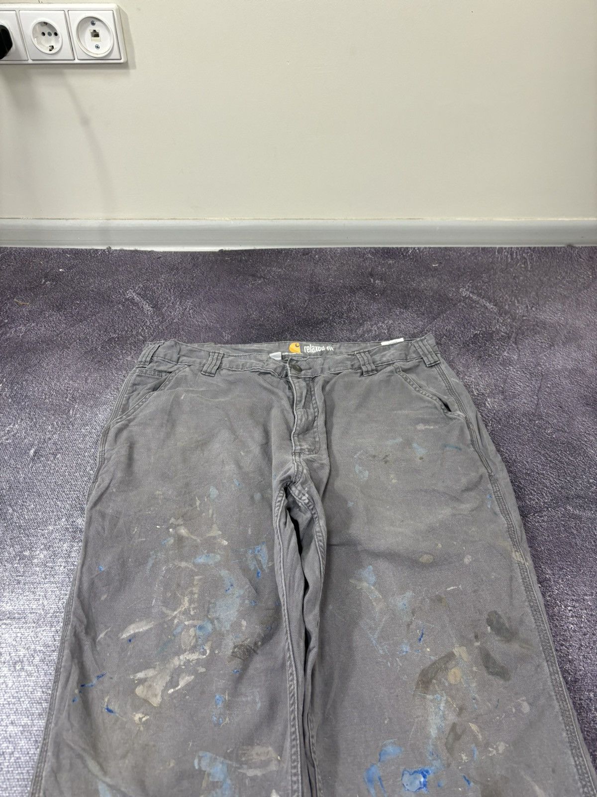 Carhartt Vintage Carhartt Painted Work USA Hype Baggy Pants Jeans Size US 38 / EU 54 - 14 Thumbnail