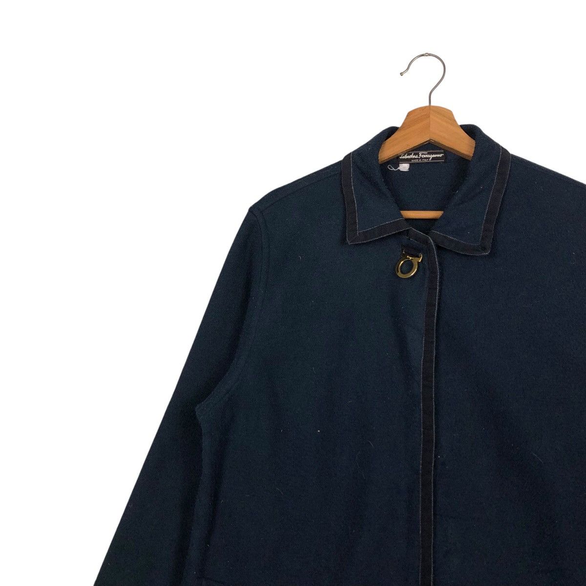 Japanese Brand 📌Vintage Salvatore Ferragamo Made in Italy Jacket Coats Size US M / EU 48-50 / 2 - 8 Thumbnail