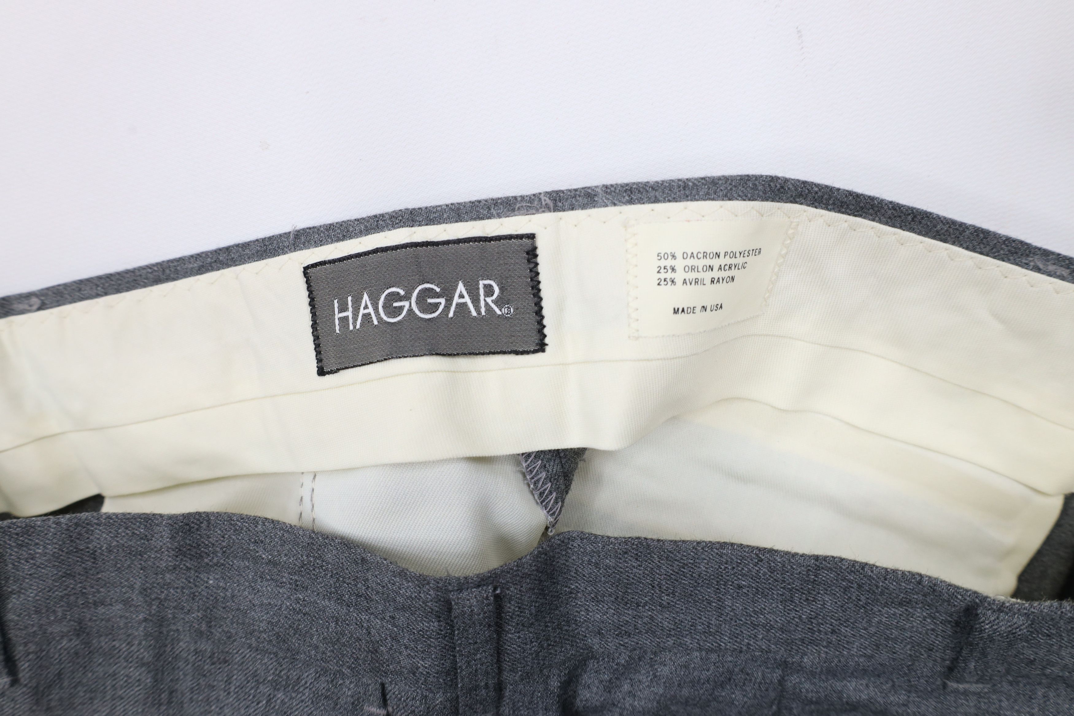 Vintage Vintage 70s Streetwear Chambray Flared Chino Pants Gray USA Size US 32 / EU 48 - 7 Thumbnail