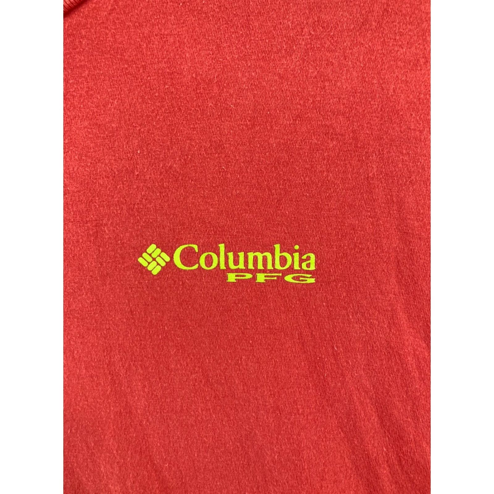 Vintage Columbia PFG T-Shirt Men XXL Orange Beach Fish Crew Neck Short Sleeve Size US XXL / EU 58 / 5 - 4 Thumbnail