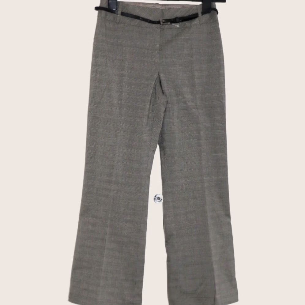 NEXT NEXT Houndstooth Trousers Size UK 8R Women’s Grey Mix Work Office Smart Ladies Size 30" / US 8 / IT 44 - 1 Thumbnail