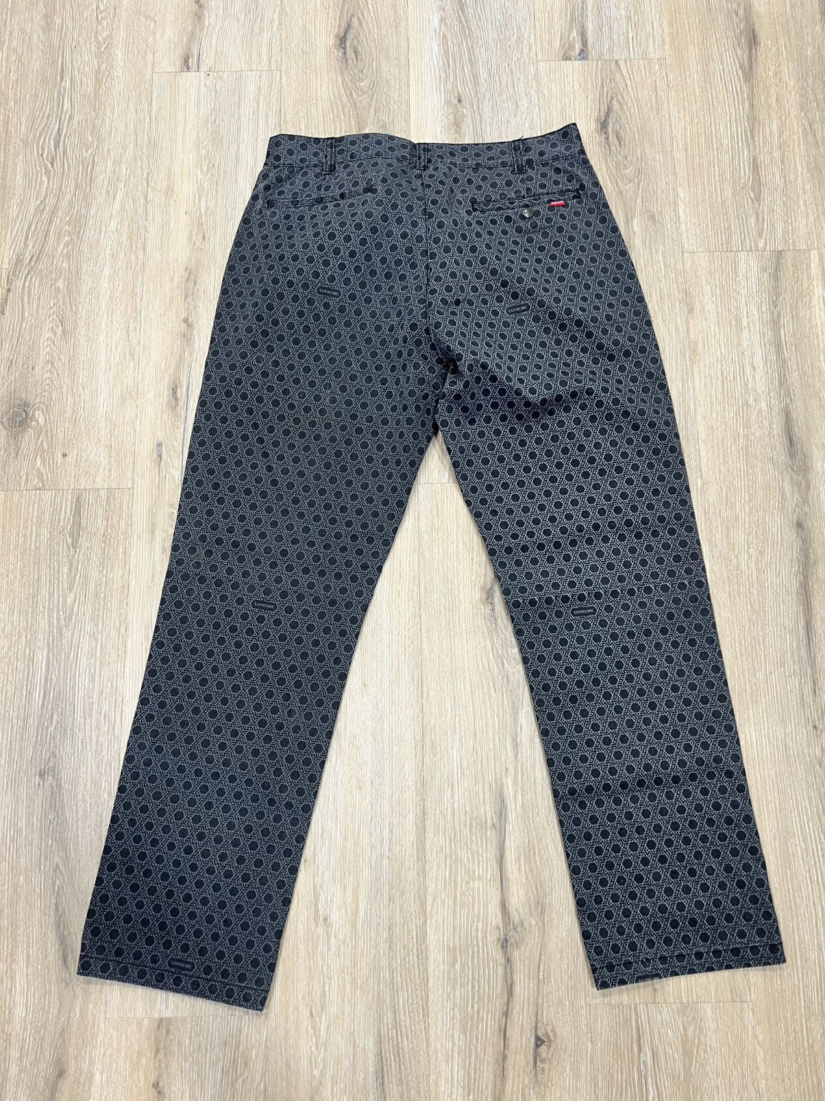Supreme Supreme Monogram Work Pant Size US 34 / EU 50 - 4 Thumbnail