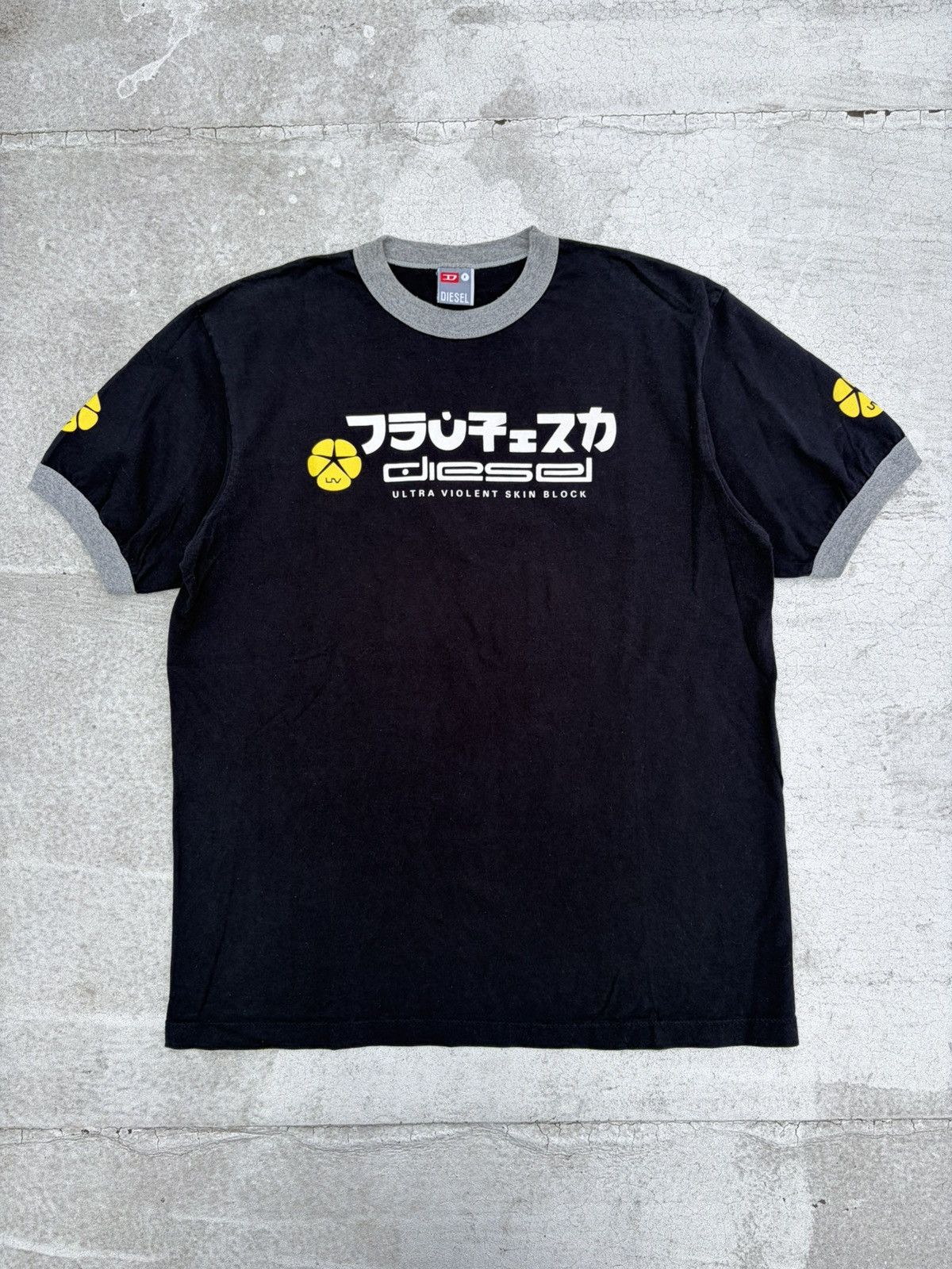 Diesel Vintage Diesel Japan Graphic ringer T shirt navy medium Size US M / EU 48-50 / 2 - 1 Thumbnail
