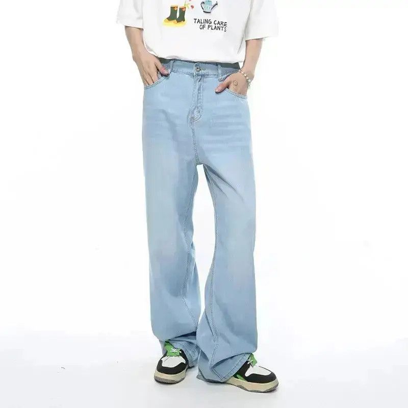 Japanese Brand Casual loose straight leg jeans Size US 32 / EU 48 - 1 Thumbnail