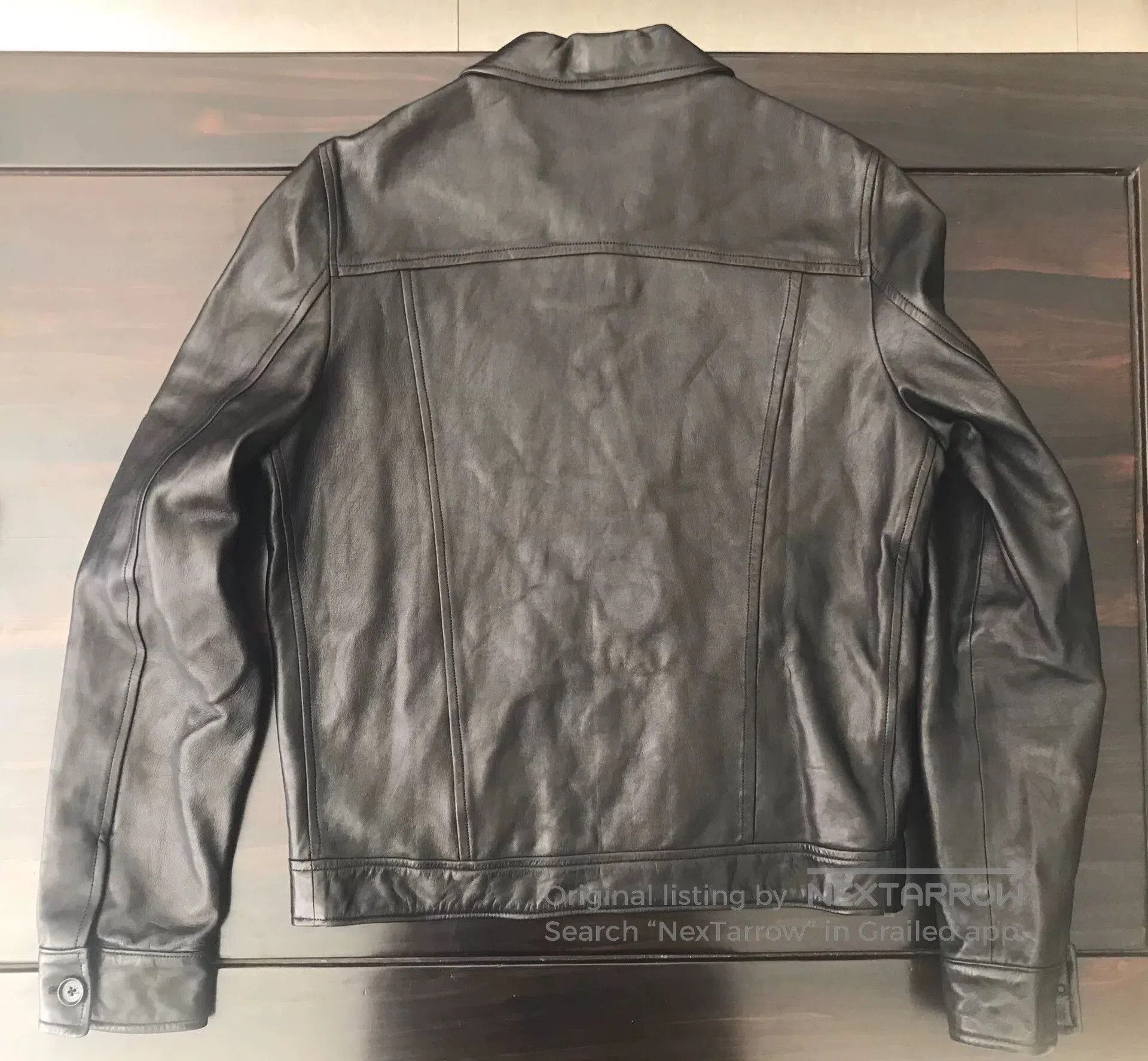 Isaia Napolii isaia black leather jacket size 48. Size US M / EU 48-50 / 2 - 3 Thumbnail