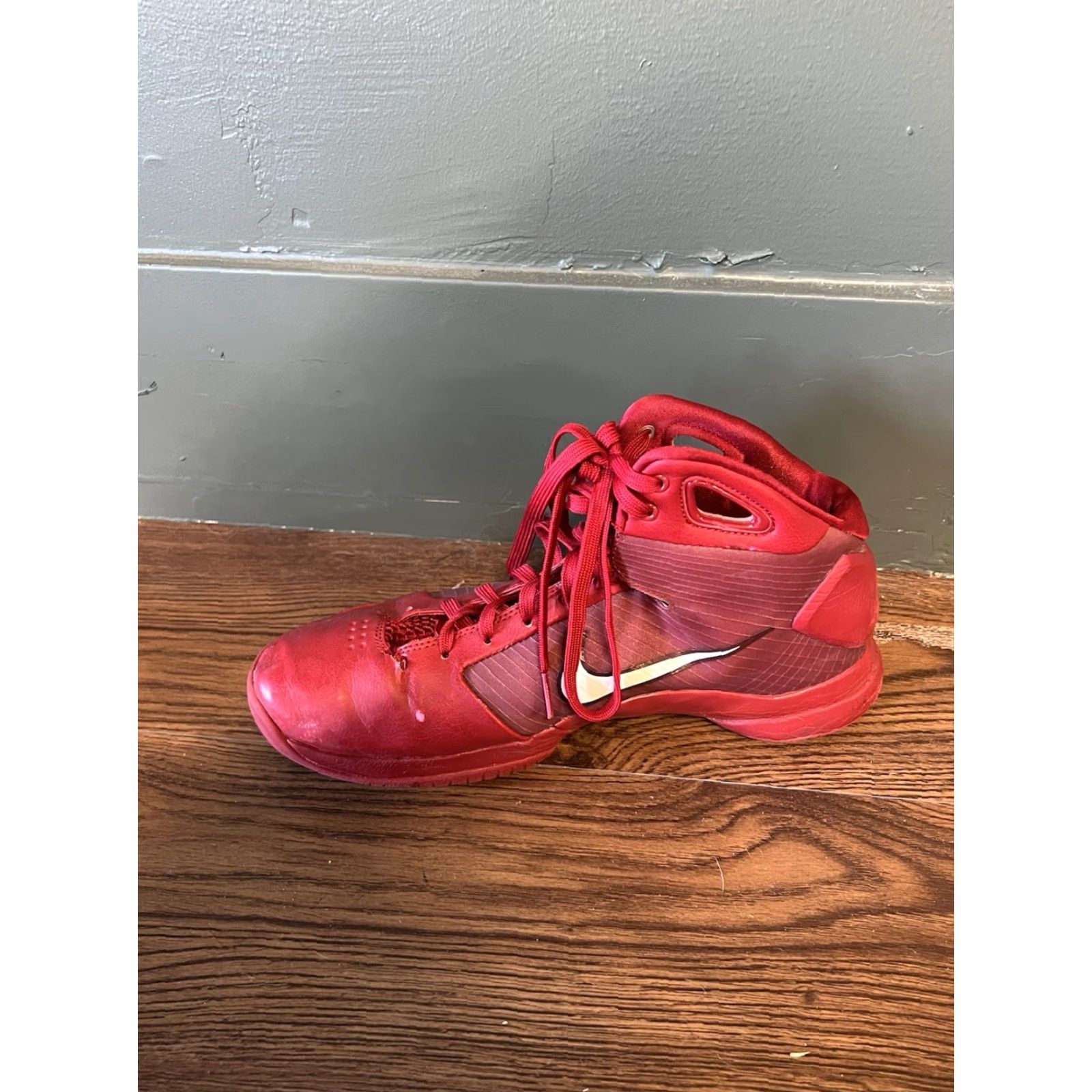 Nike Nike Hyperdunk 08 Gym Red 10 Kobe Bryant 2016 Basketball Sneaker Men's NBA Hoop Shoes Size US 9 / EU 42 - 6 Thumbnail