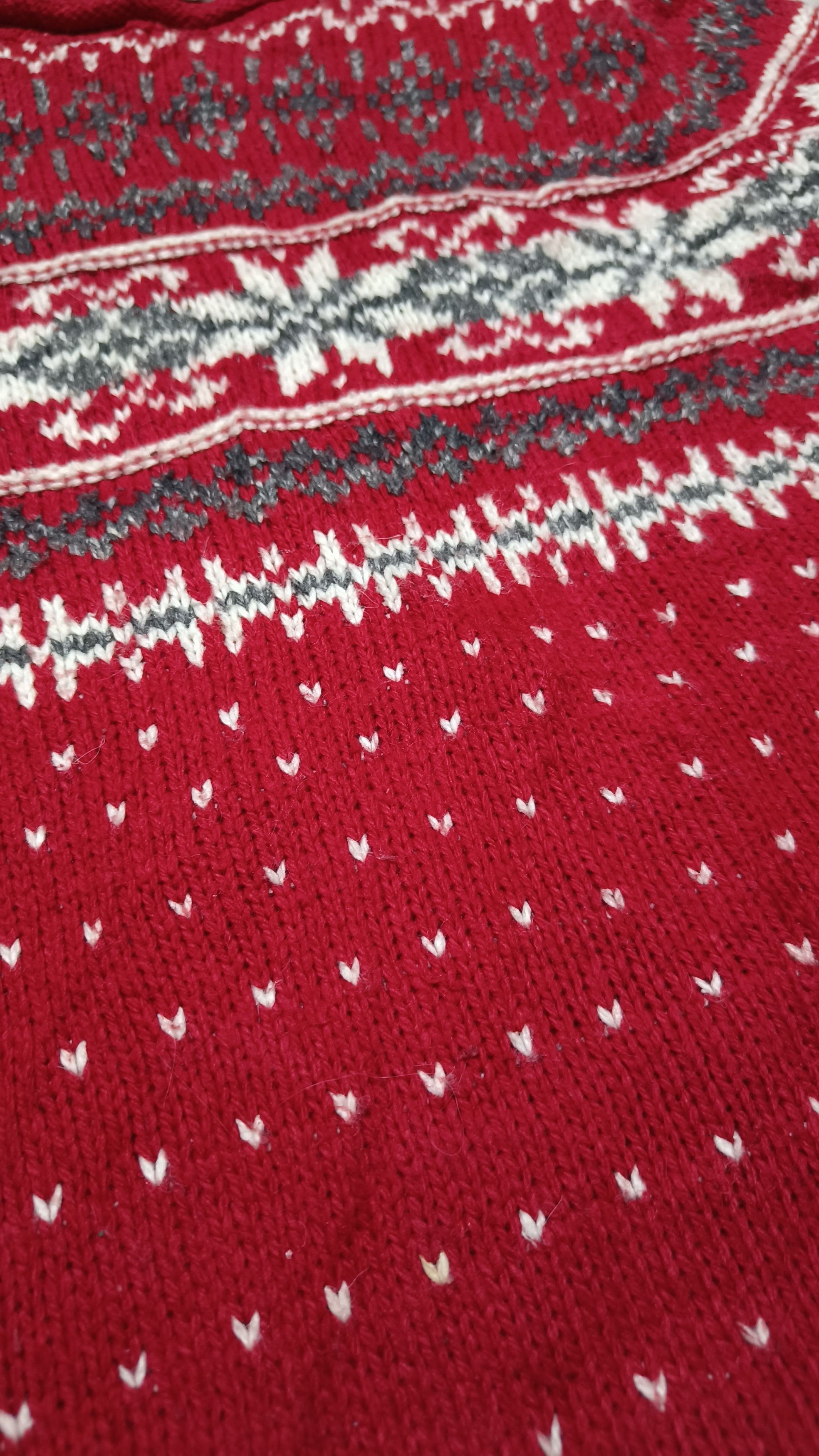Croft & Barrow CROFT & BARROW Ethnic Striped Motifs Knit Cotton Sweater Size US M / EU 48-50 / 2 - 7 Thumbnail