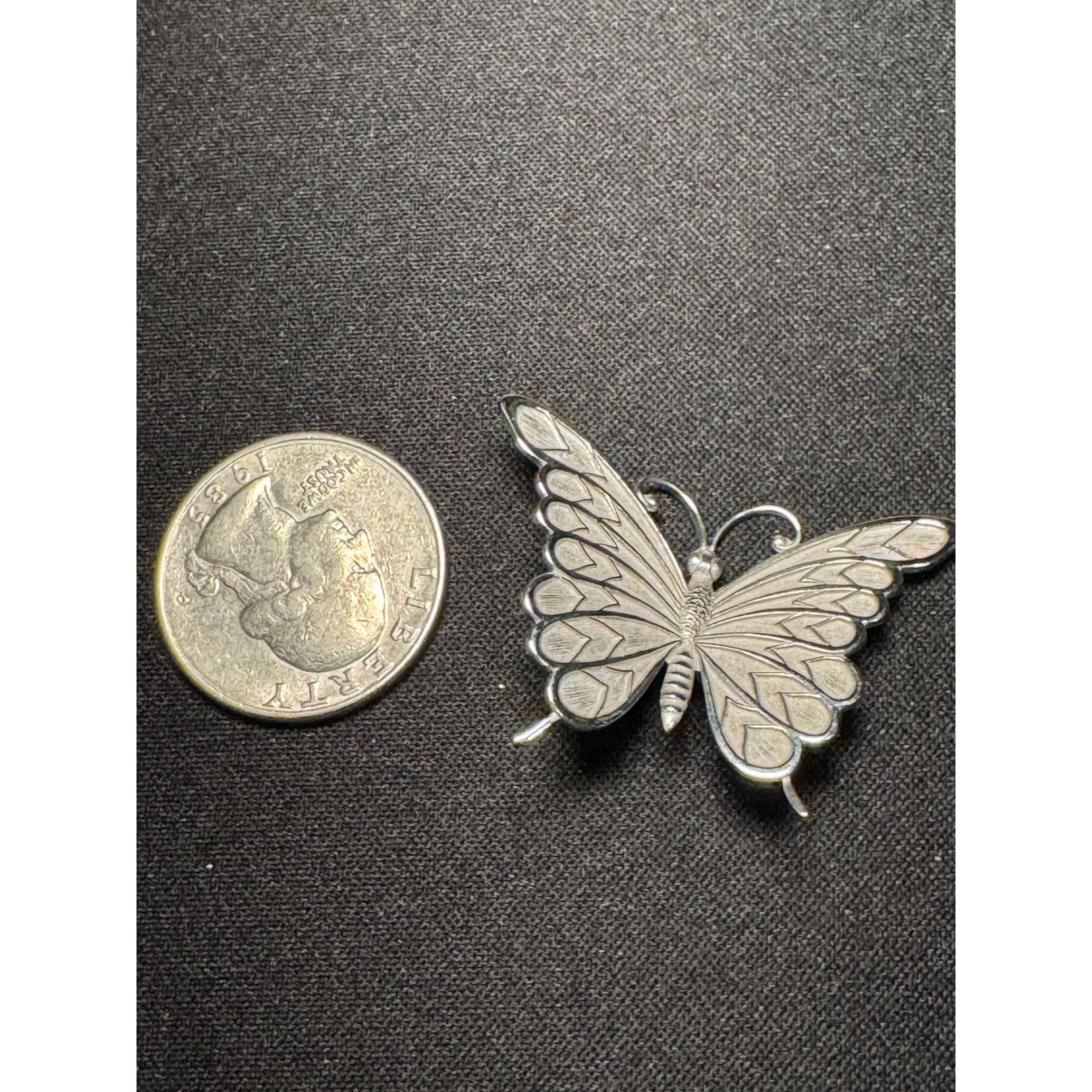Other Vintage Beau Silver Butterfly Brooch Size ONE SIZE - 3 Thumbnail