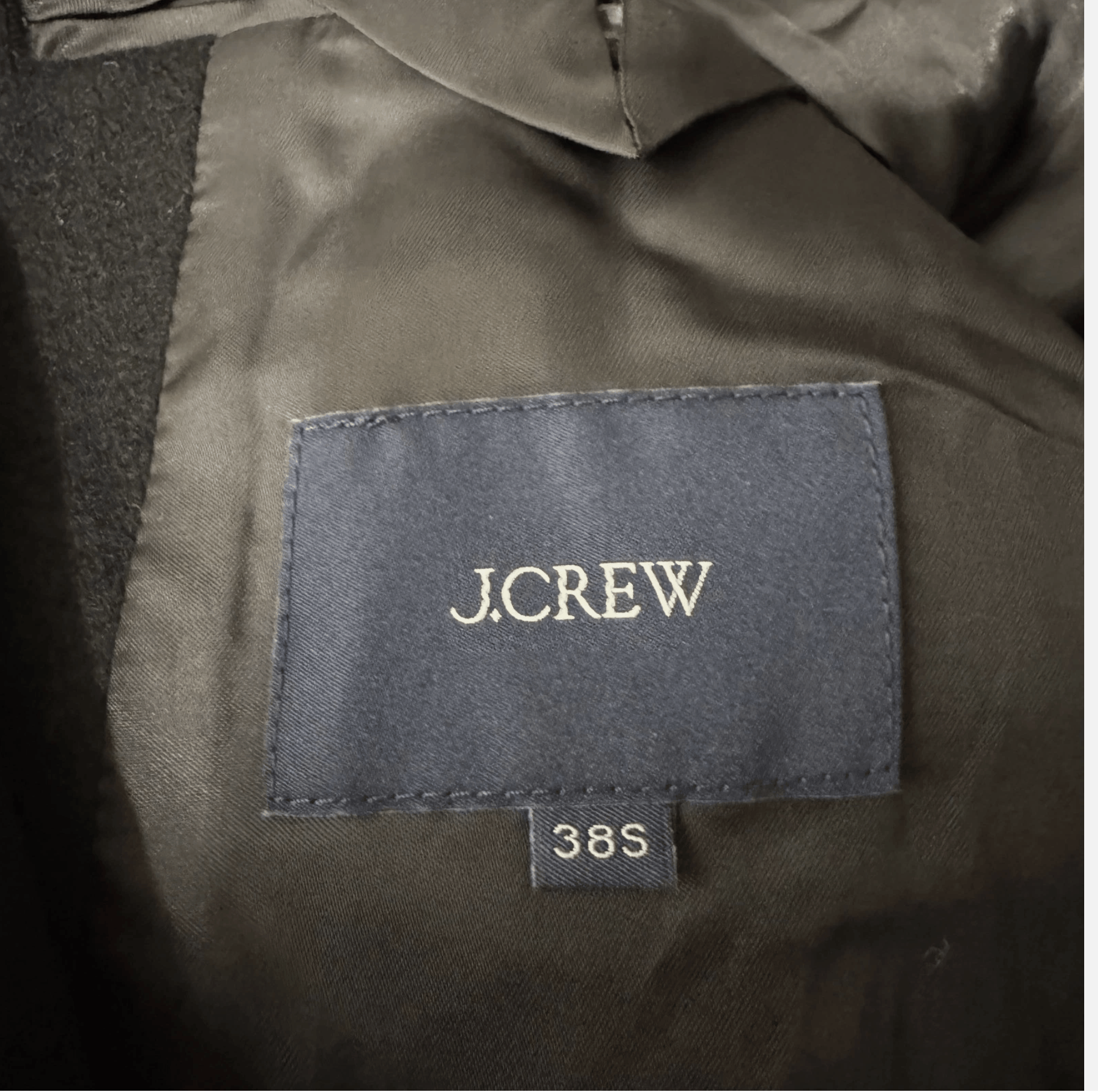 J.Crew J Crew Men Rivington Topcoat Italian Wool Cashmere Blend NWT Size US S / EU 44-46 / 1 - 5 Thumbnail