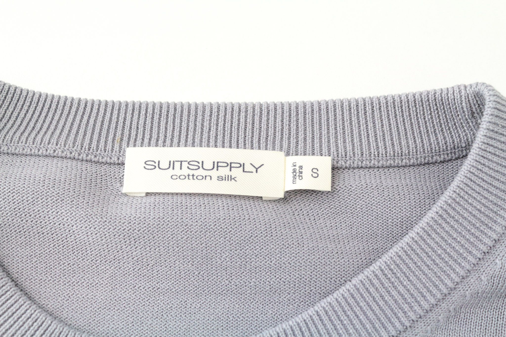 Suitsupply S Lilac Cotton Silk Sweater 68010 Size US S / EU 44-46 / 1 - 5 Thumbnail