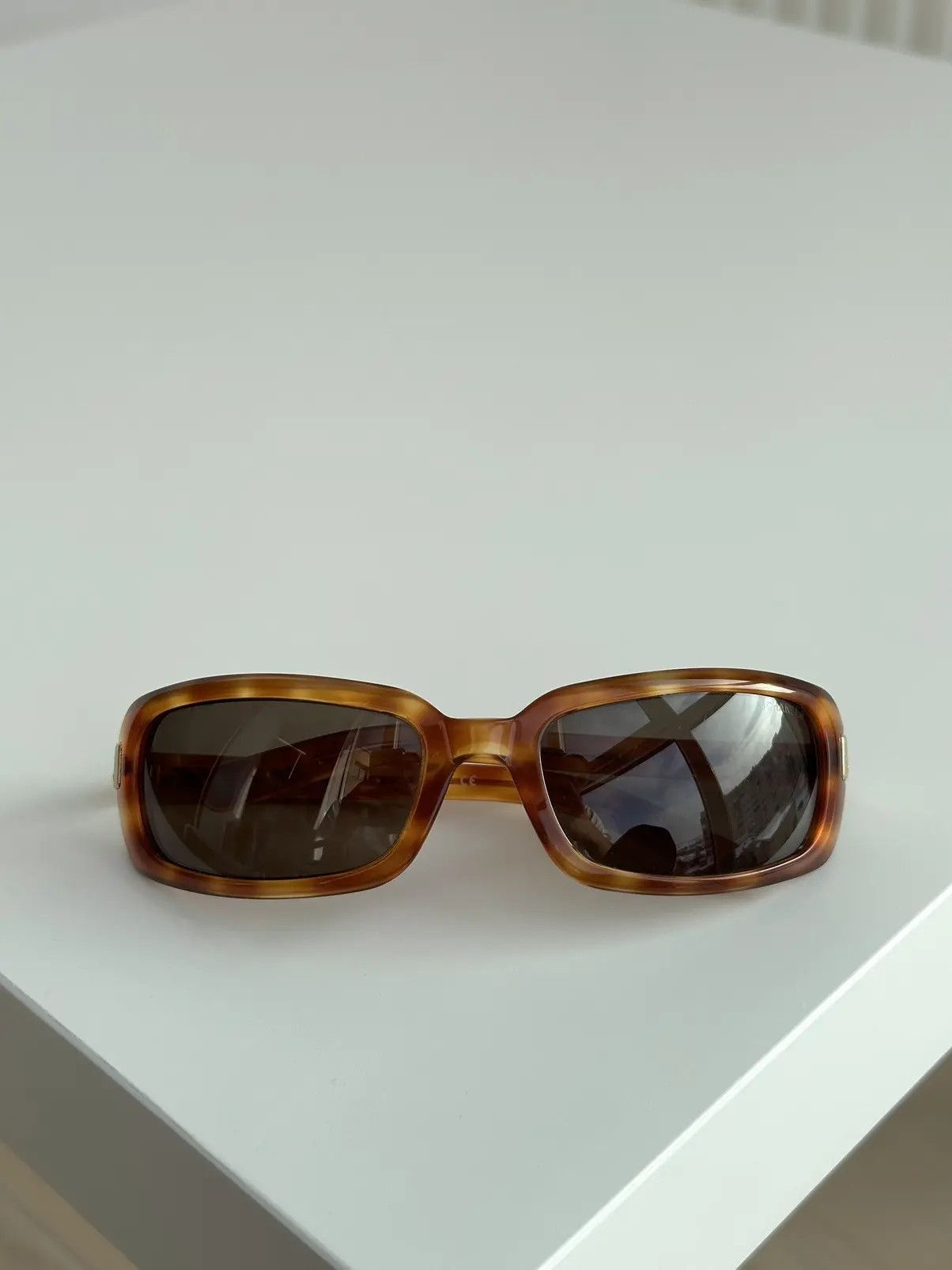 Chanel Chanel Sunglasses 5026 Rhinestone Logo Rimless Vintage Size ONE SIZE - 3 Thumbnail