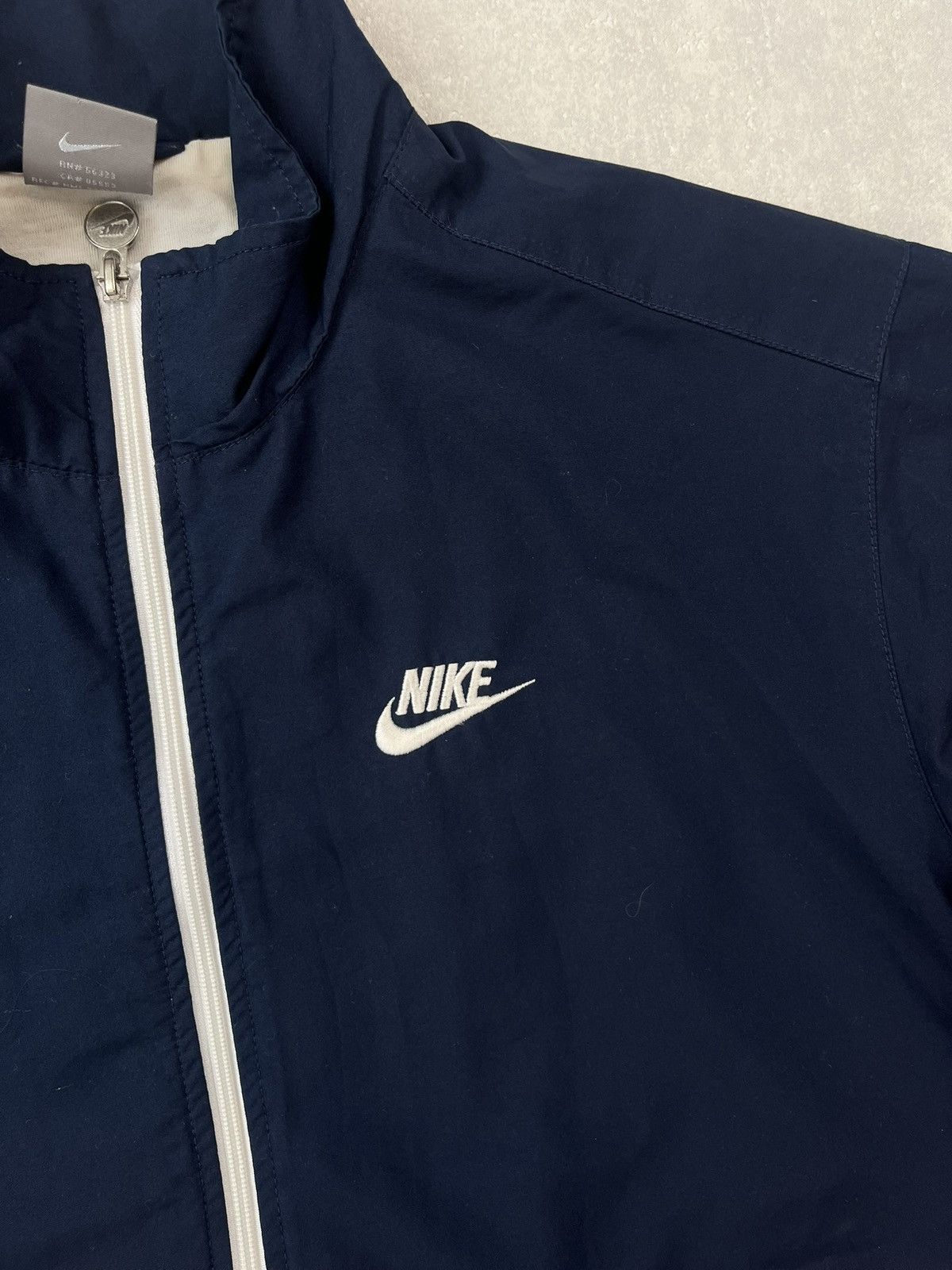 Nike × Vintage 90s Nike Double Logo Vintage Y2K Windbreaker Retro Jacket Size US M / EU 48-50 / 2 - 4 Thumbnail