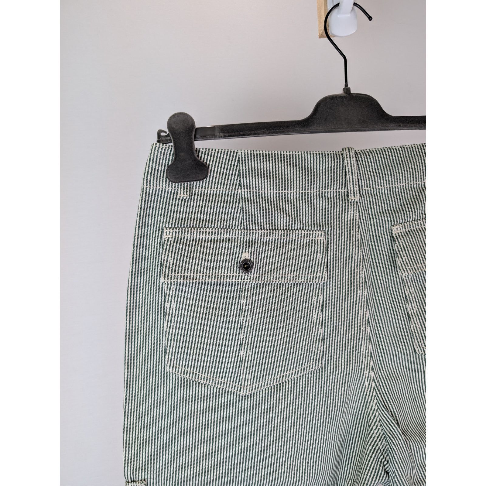 Aime Leon Dore o1rshd1 Hickory Stripe Workwear Pant jean in Green Hickory Size US 34 / EU 50 - 16 Thumbnail