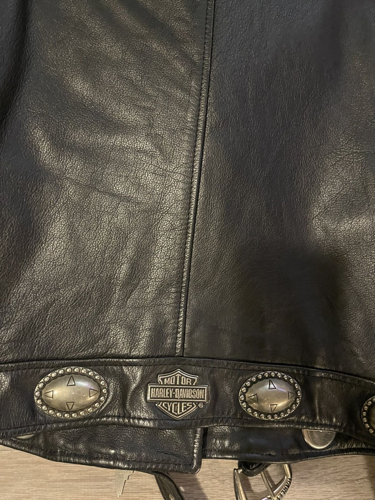 Harley Davidson HARLEY DAVIDSON HACIENDA LEATHER JACKET MED EXCELLENT CON Size M / US 6-8 / IT 42-44 - 14 Thumbnail