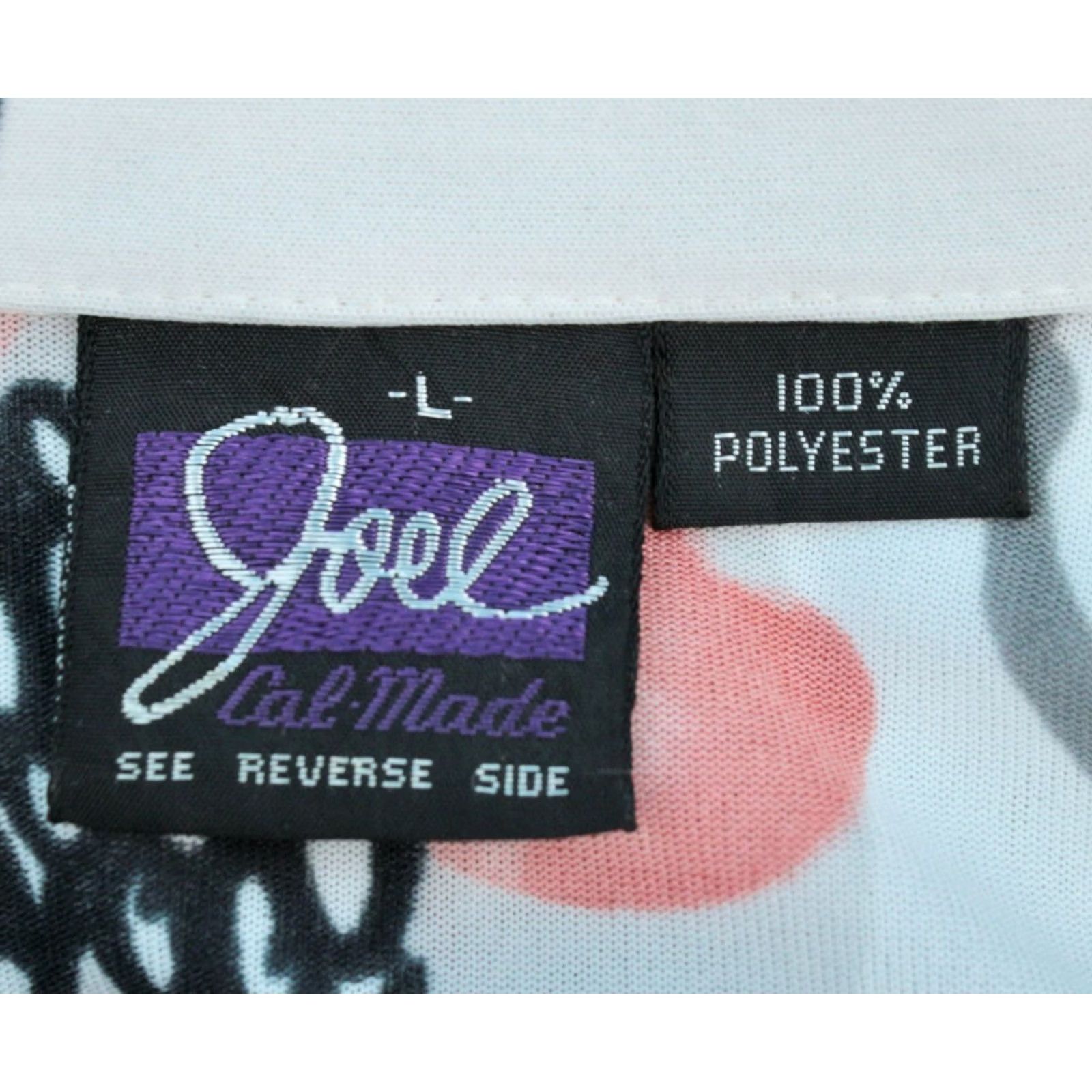 Vintage VINTAGE Joel Shirt L White Men VTG 70s Black Abstract Pattern Polyester 1970s Disco Size US L / EU 52-54 / 3 - 5 Thumbnail