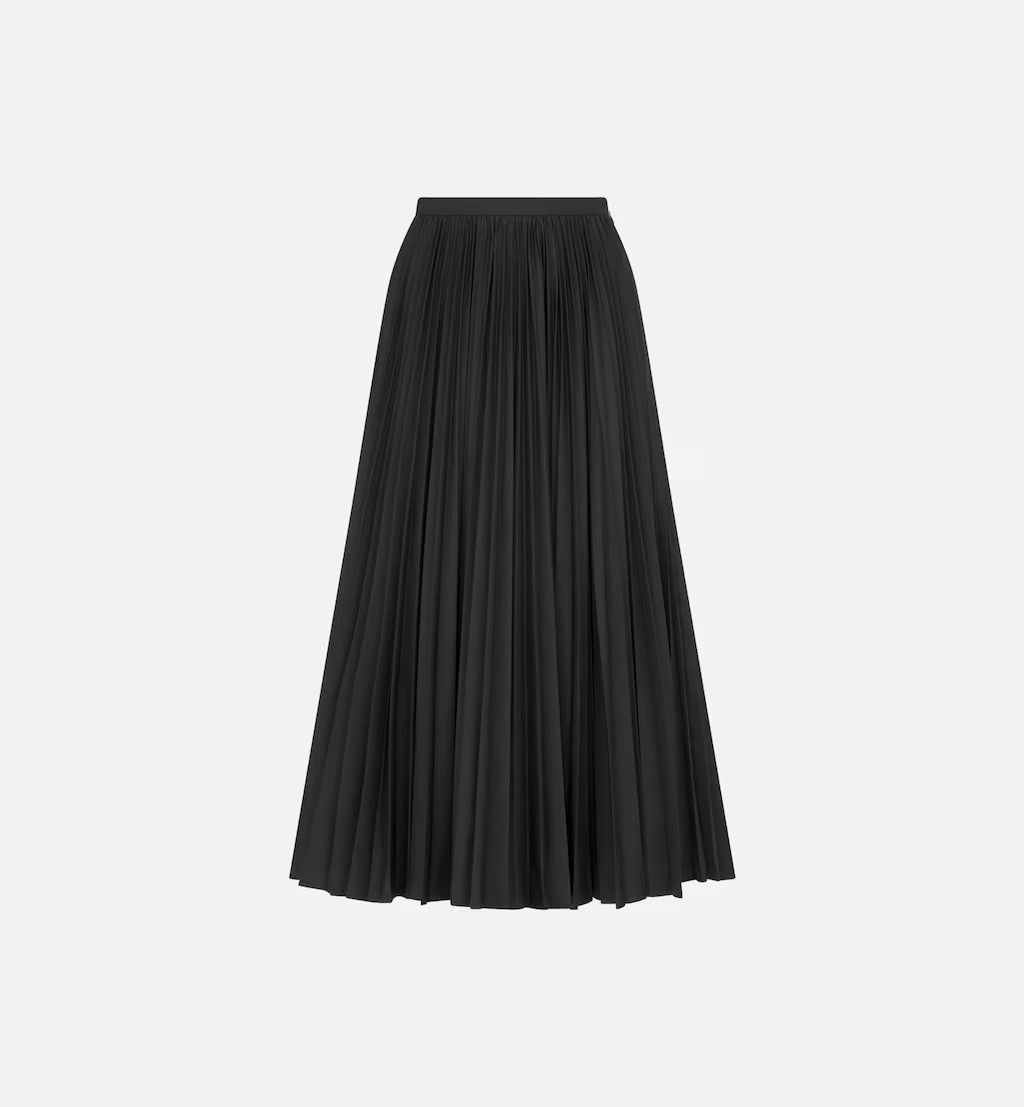 image of Dior O1Bcso1Str0524 Skirt In Black, Women's (Size 28)
