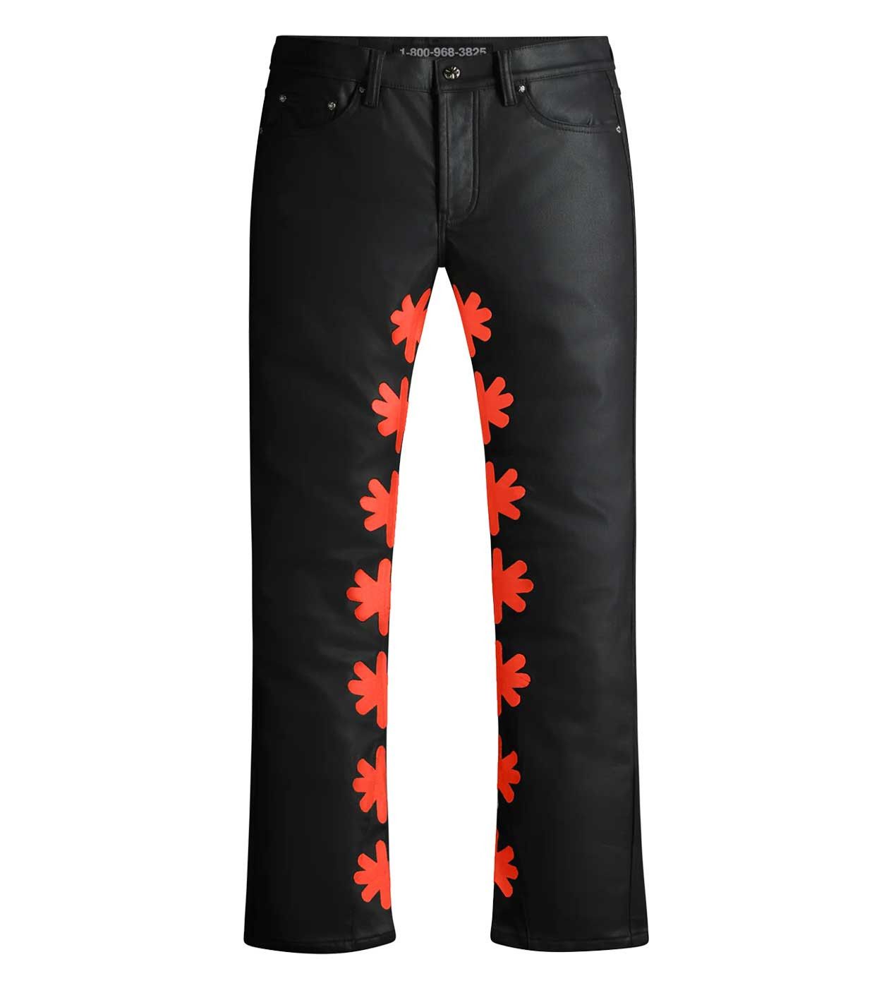 LOSTSHDWS Lost Shdws Wax Pant Black/Red Size US 38 / EU 54 - 1 Thumbnail