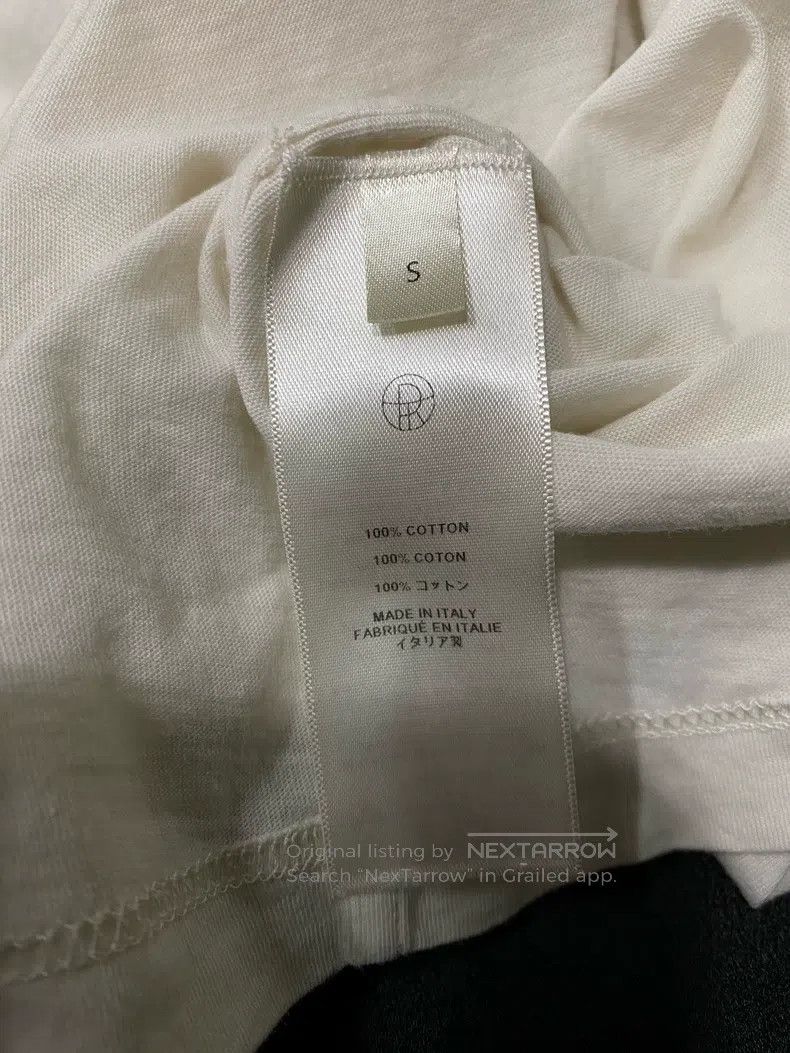 The Row The Row White round neck short sleeves Size US S / EU 44-46 / 1 - 7 Thumbnail