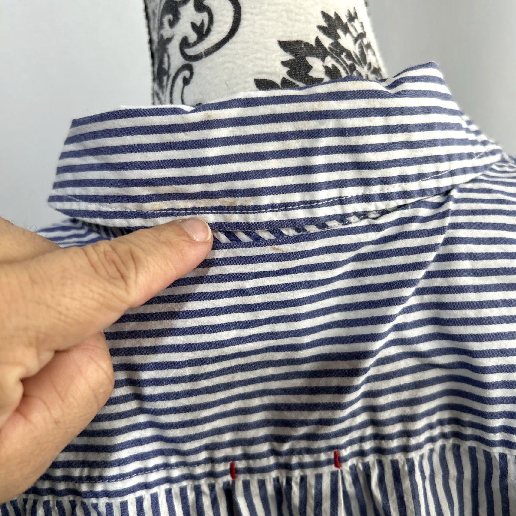 Vineyard Vines Vineyard Vines Button-Up Shirt Womens Size 16 Blue Red Striped Plaid Relaxed Classic Preppy Shirt Women Mens? Size XXL / US 16-18 / IT 52-54 - 5 Thumbnail
