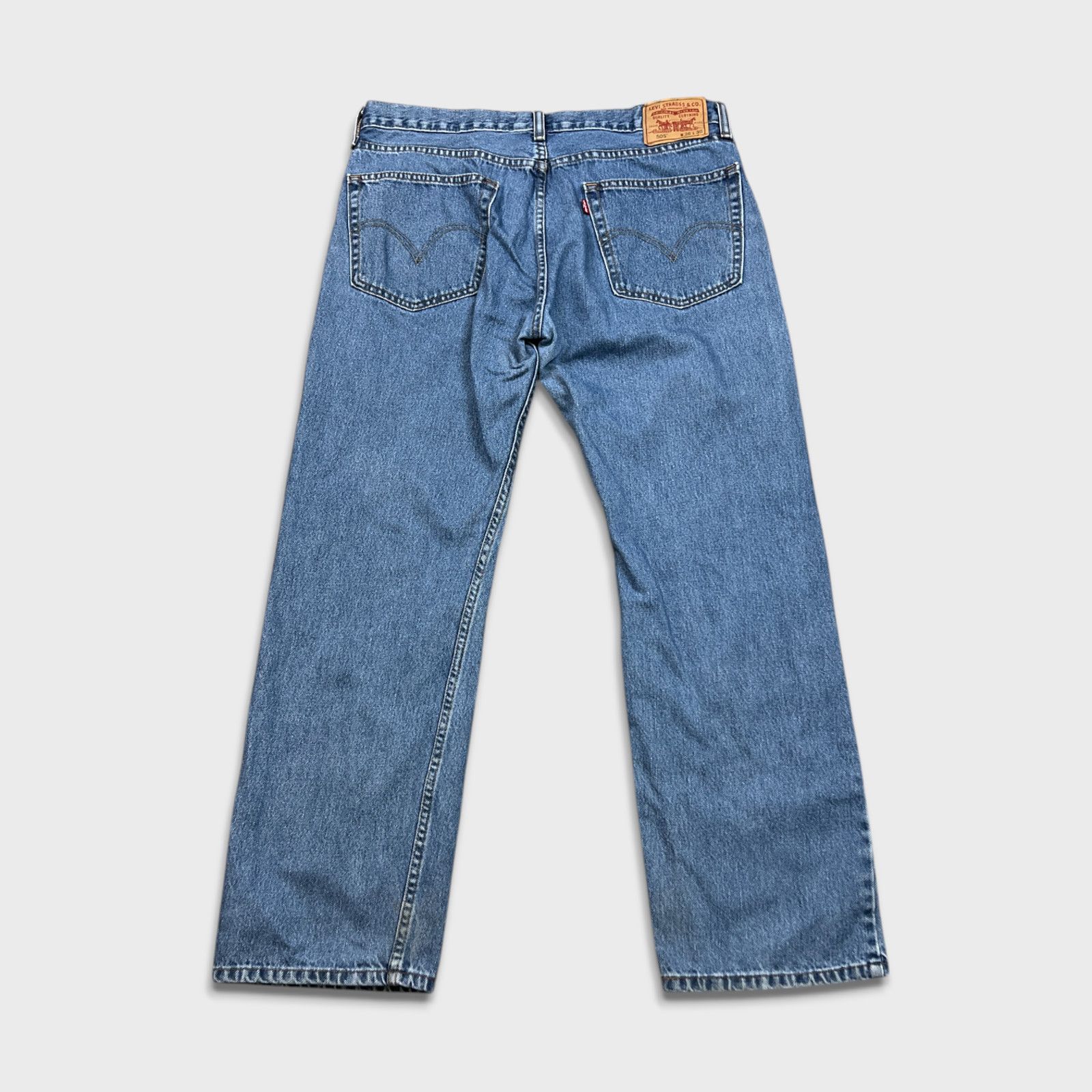 Levi's × Vintage Levi's 505 Jeans 36x30 Regular Straight Fit Classic Denim Size US 36 / EU 52 - 5 Thumbnail