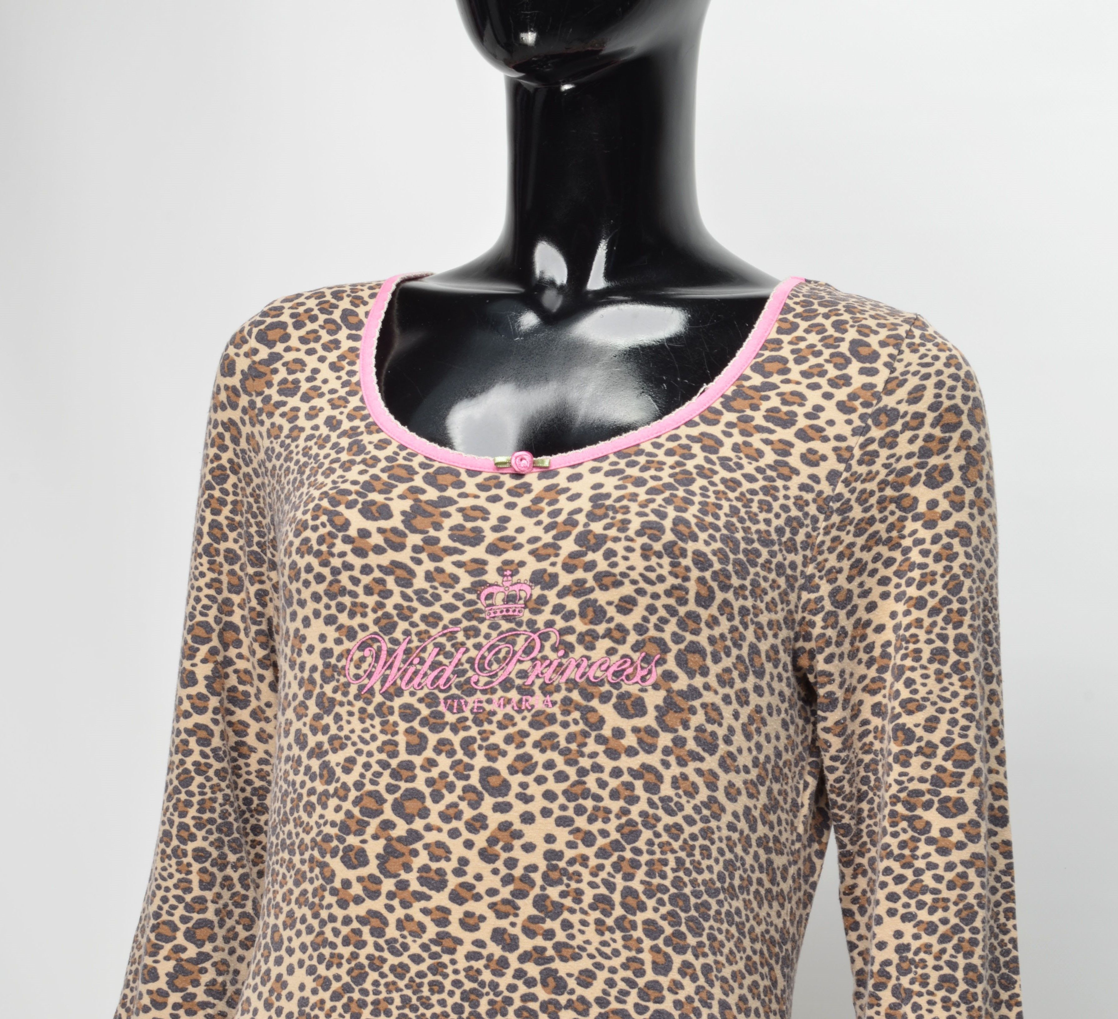 Other Vive Maria Leopard Print Wild Princess Mini Sleep Dress Size M / US 6-8 / IT 42-44 - 8 Thumbnail