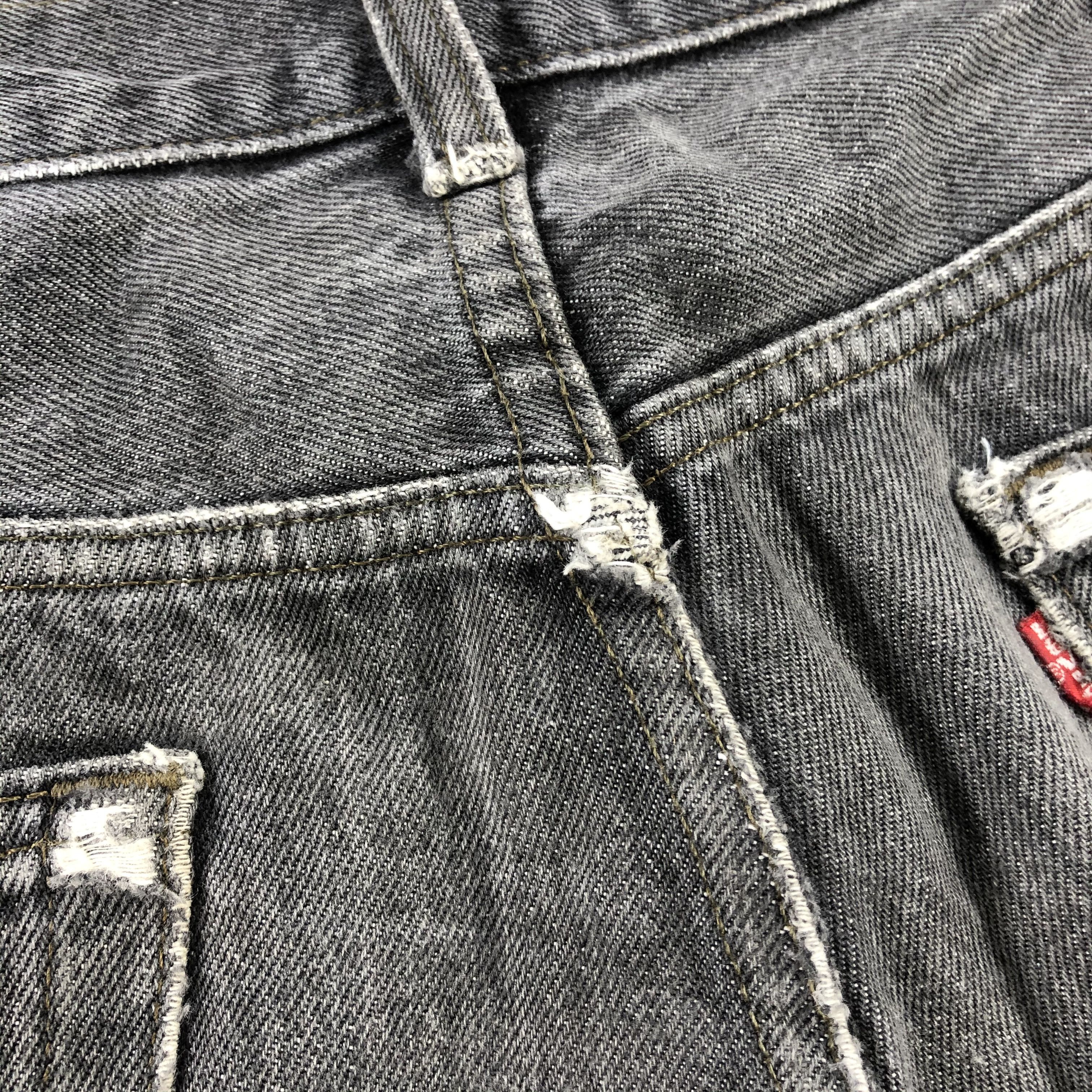 Levi's Vintage 90s Faded Black Levis 501 Jeans-JM2369 Size US 36 / EU 52 - 10 Thumbnail