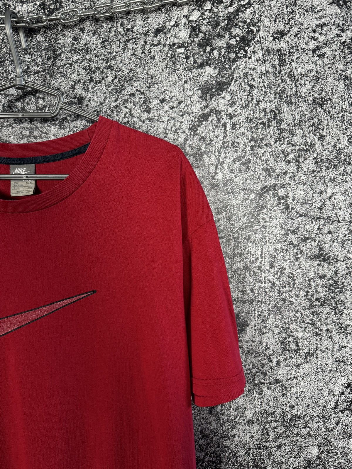 Nike Nike Vintage 90s T-Shirt Big Logo Swoosh Streetwear Size XXL Size US XXL / EU 58 / 5 - 2 Thumbnail