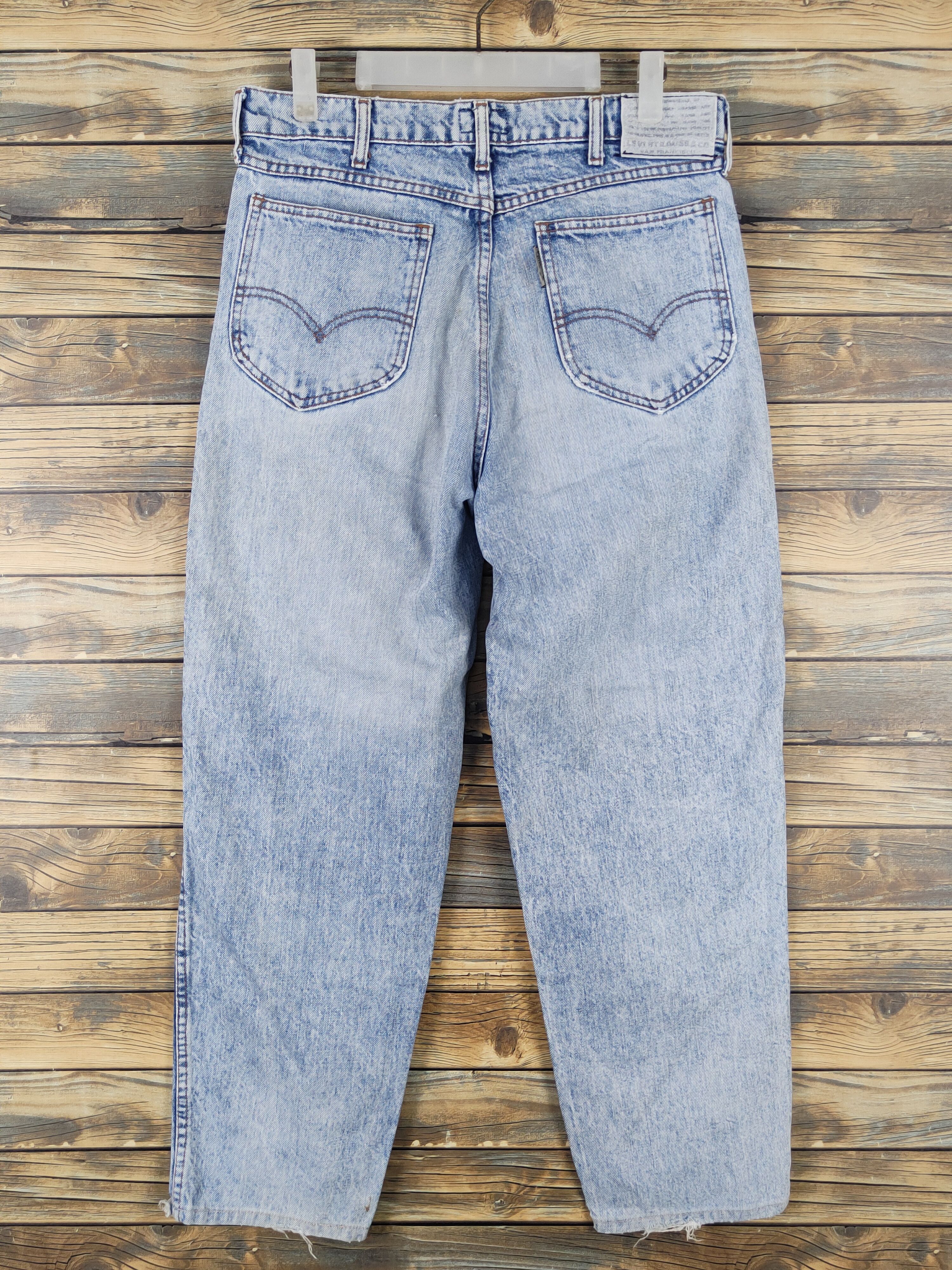 Levi's Levi's Light Blue vintage Distressed Ripped Jeans #1566 Size US 31 - 7 Thumbnail