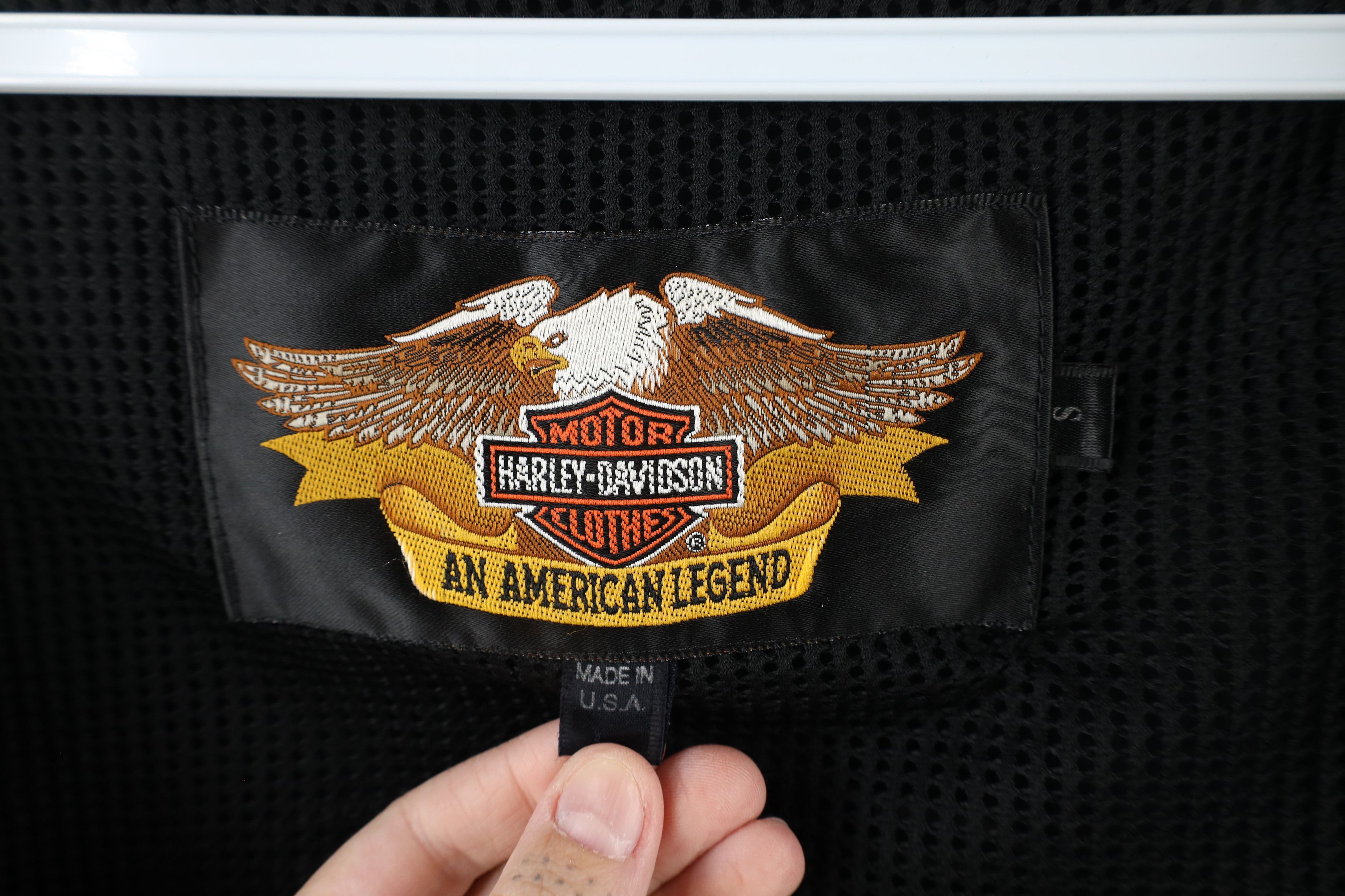 Harley Davidson × Vintage Vintage 90s Harley Davidson Out Reflective Bomber Jacket USA Size US S / EU 44-46 / 1 - 8 Thumbnail