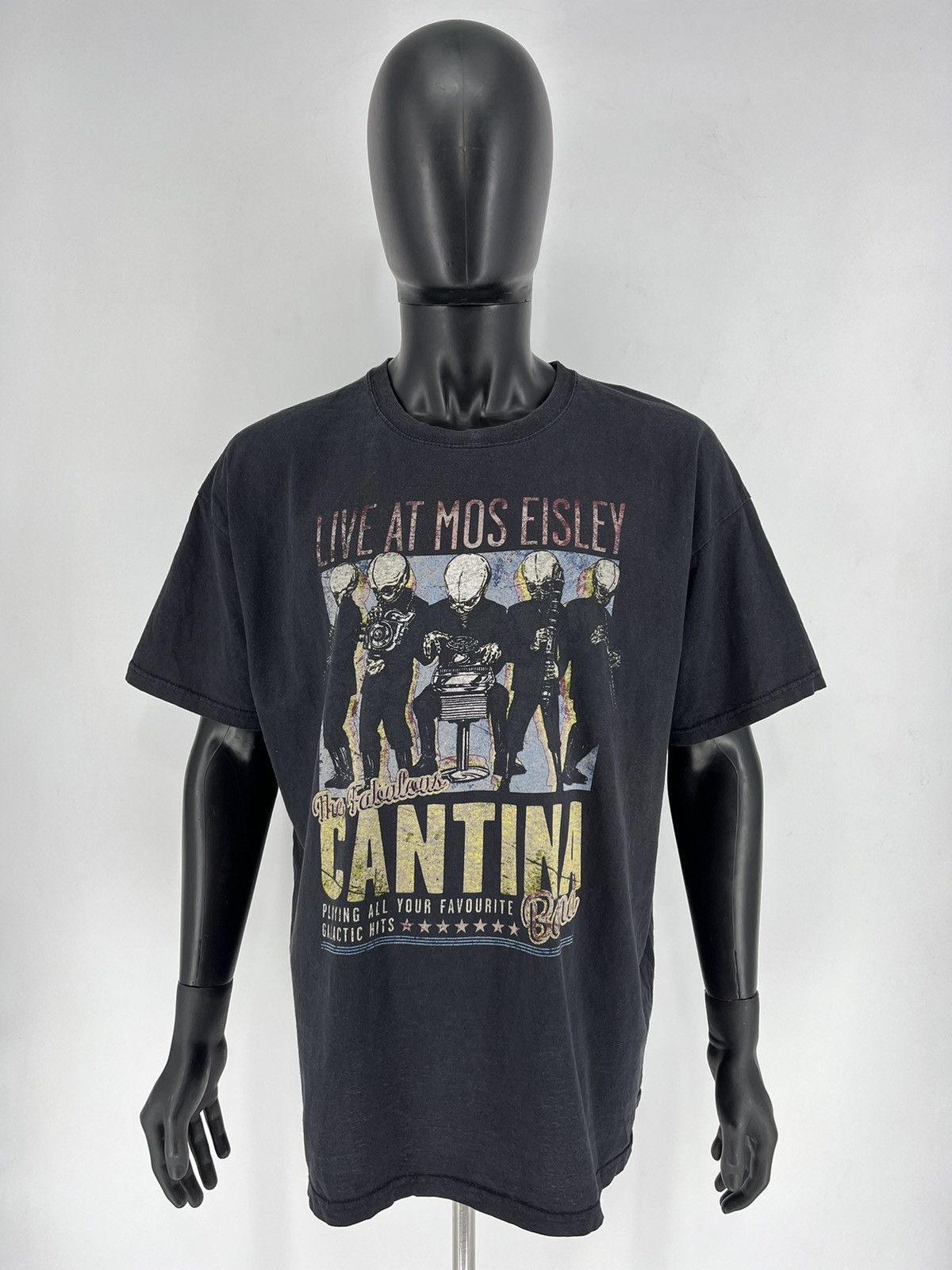 Star Wars Vintage Star Wars Cantina Band Live At Mos Eisley Tour Tee Size US XXL / EU 58 / 5 - 2 Thumbnail