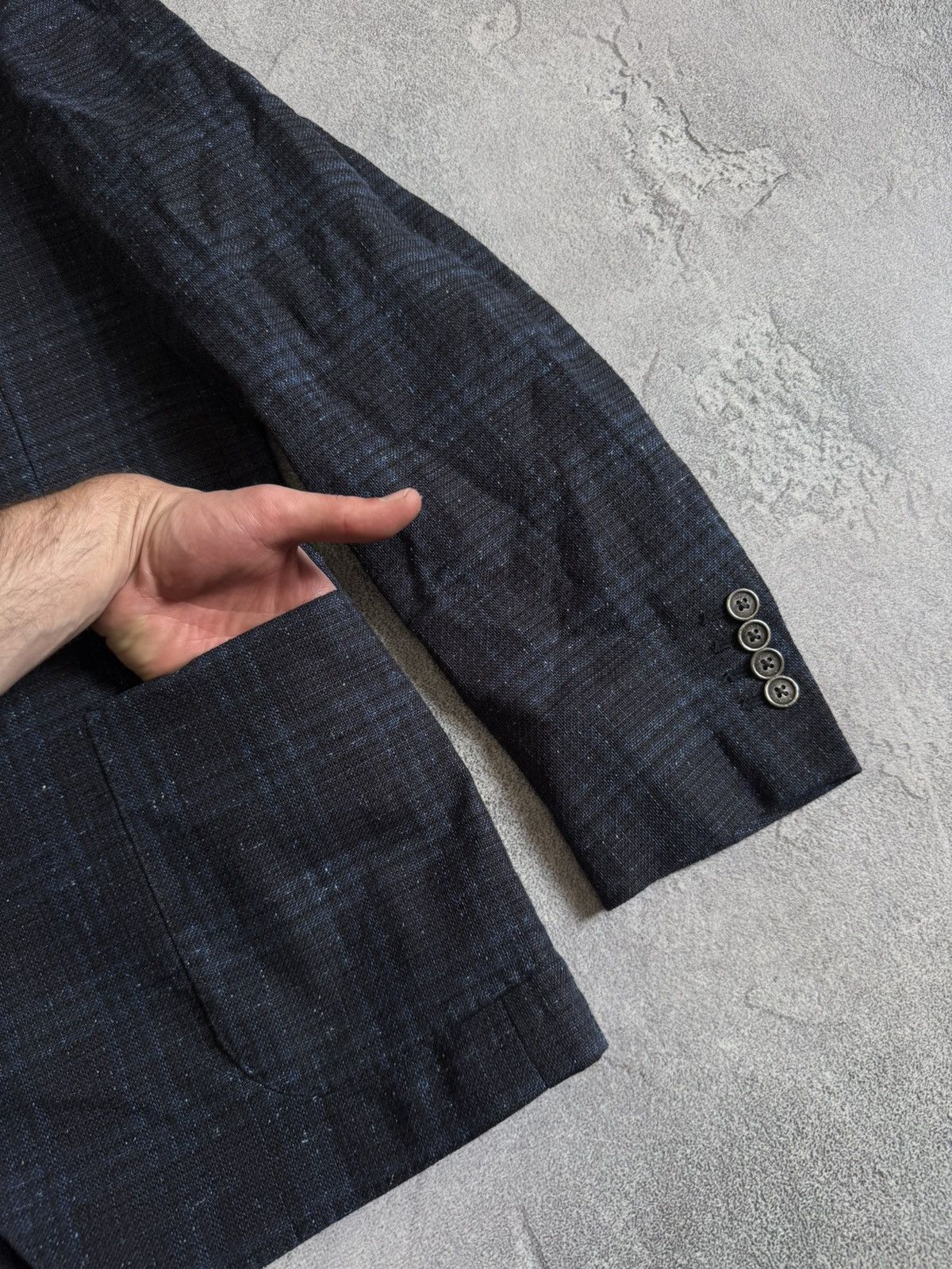 Eleventy Eleventy 52size blazer jacket button up linen blend light Size US L / EU 52-54 / 3 - 8 Thumbnail