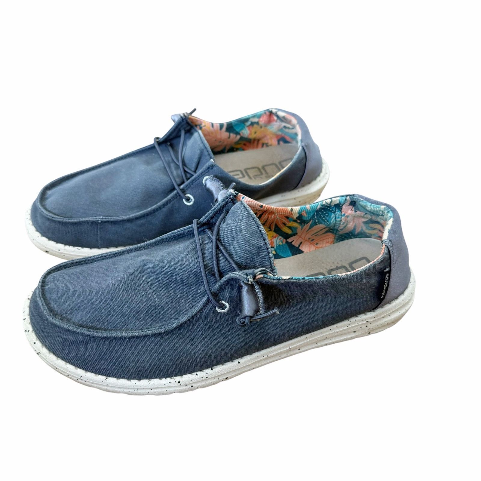 Other Hey Dude Wendy Blue Slip On Shoes Sz 8 Size US 8 / IT 38 - 3 Thumbnail