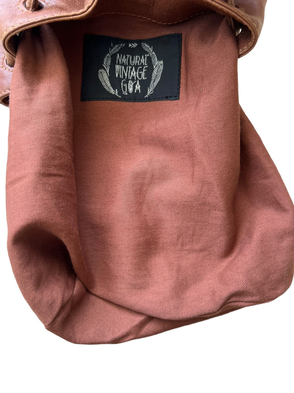 If Six Was Nine × Le Grande Bleu (L.G.B.) GOA Japan Patina Goat Goatskin Leather Bucket Bag Size ONE SIZE - 20 Thumbnail