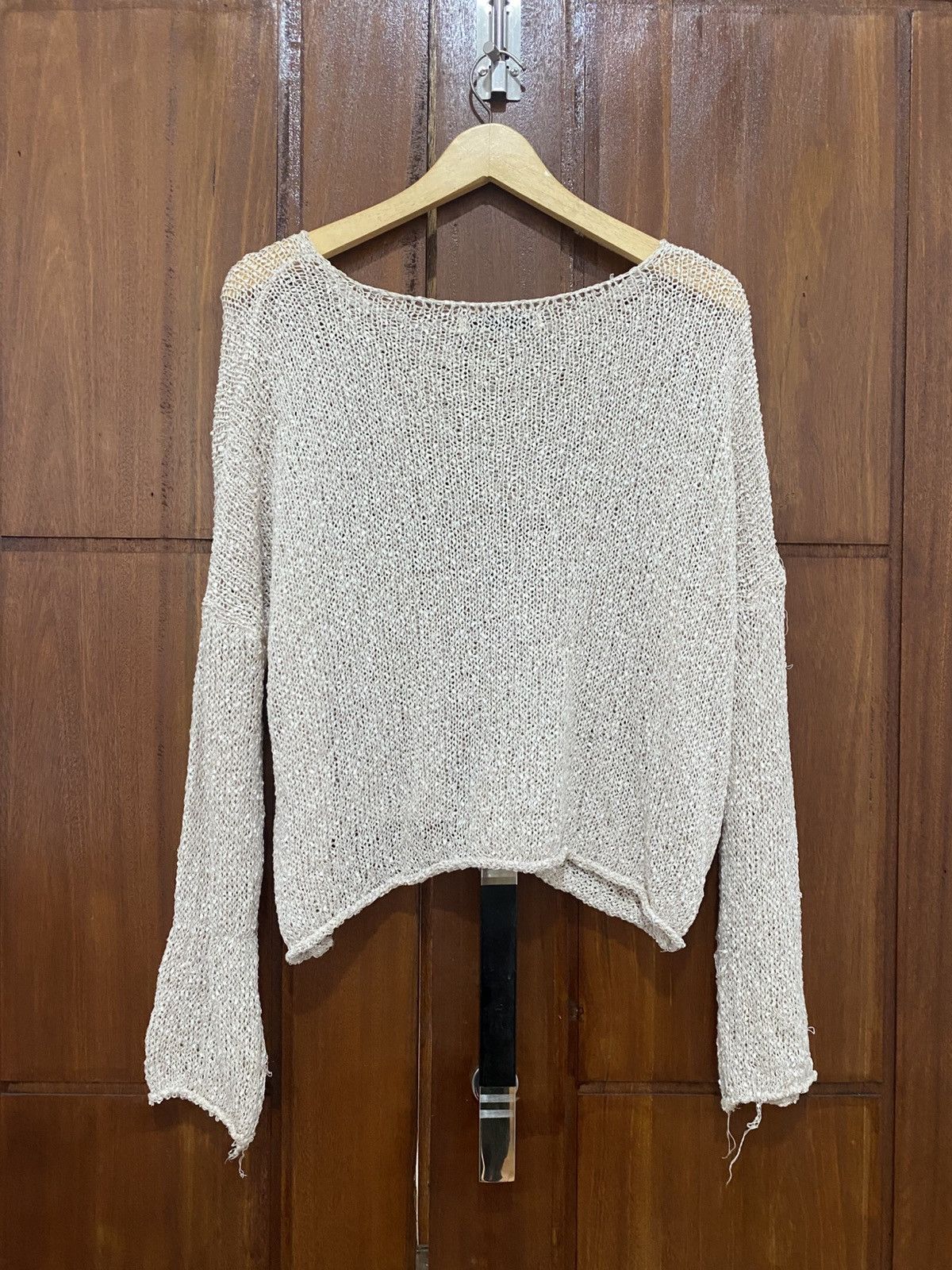 Yasuyuki Ishii Japanese Knitted Punk Vkei Neo Punk Cropped Size US L / EU 52-54 / 3 - 3 Thumbnail