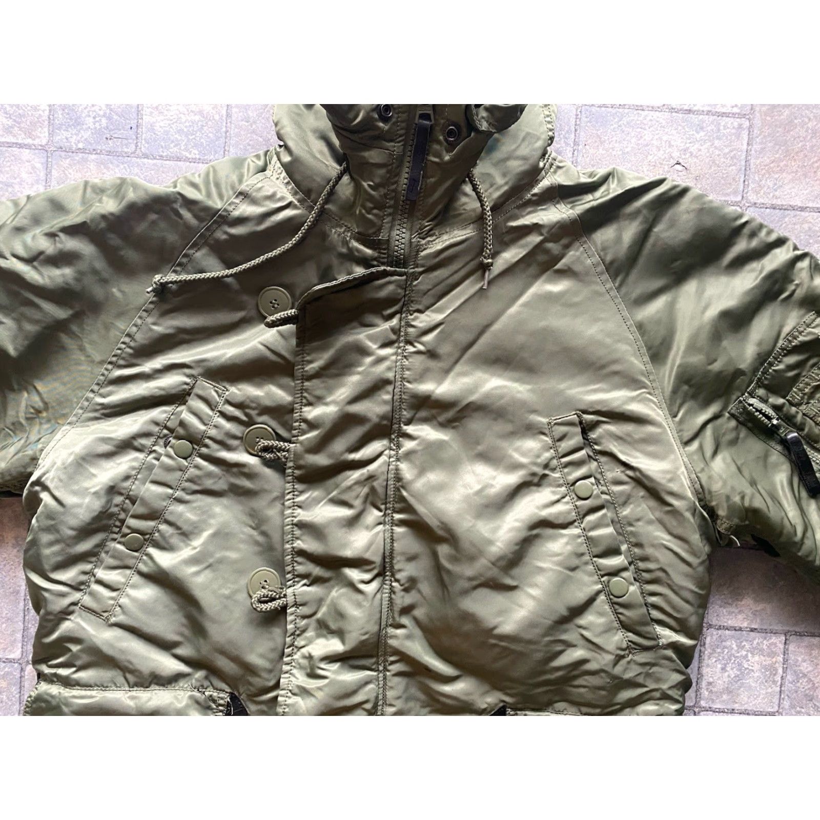 Alpha Industries VINTAGE Alpha Industries N-3B Parka Jacket Hooded Military Green Medium Unisex Adults Winter Size M Size US M / EU 48-50 / 2 - 5 Thumbnail