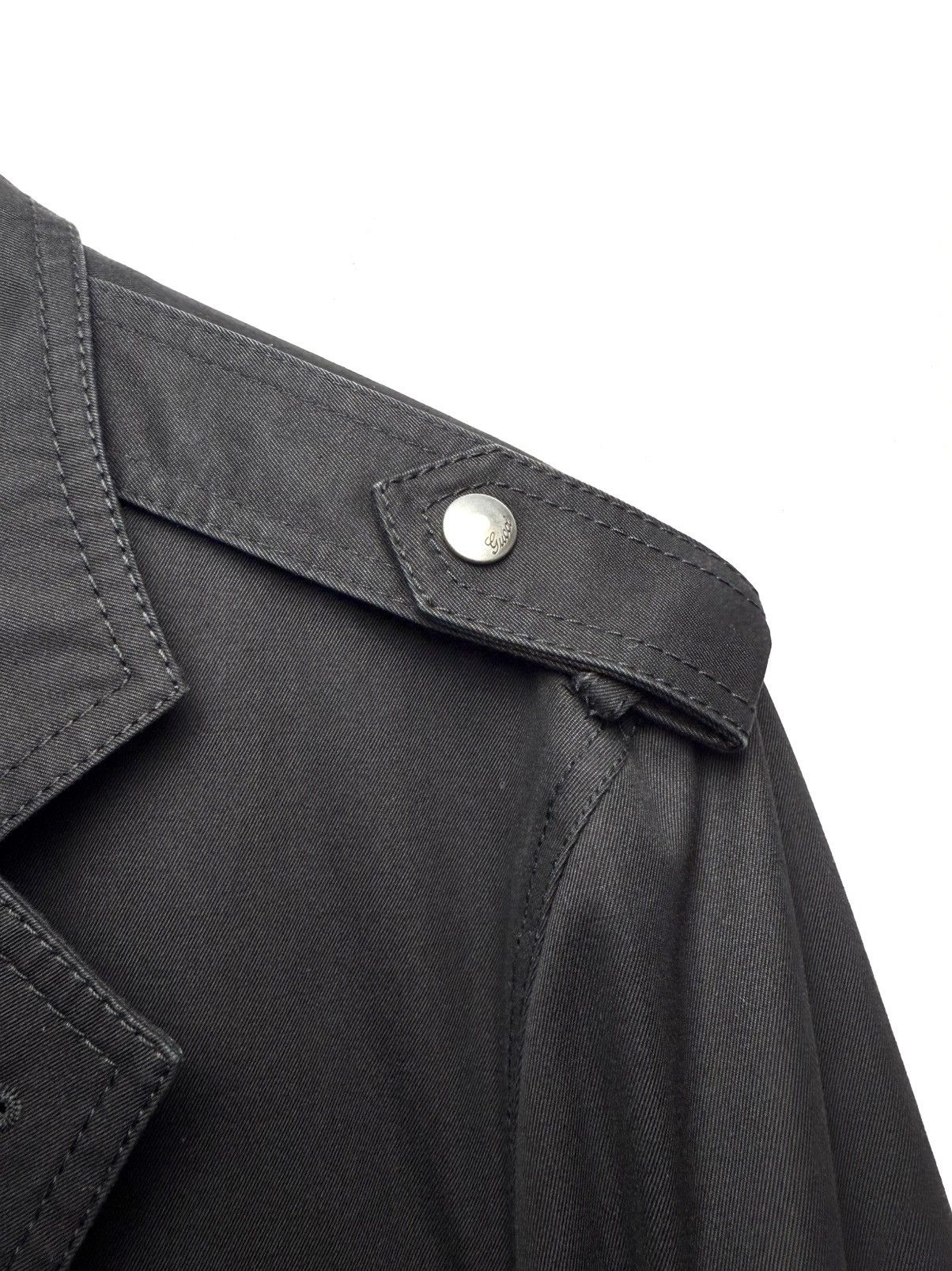 Gucci Gucci Black Cotton Military Jacket - IT 50 Size US M / EU 48-50 / 2 - 4 Thumbnail