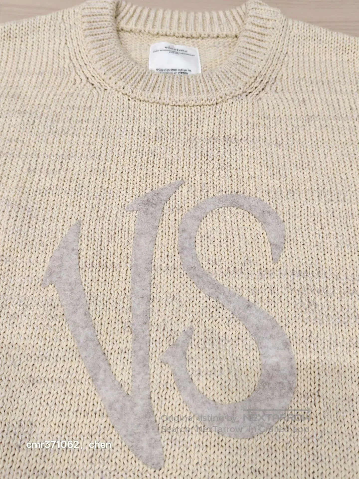 Visvim VISVIM 23SS Letterman Crew Knit. Size US M / EU 48-50 / 2 - 2 Thumbnail