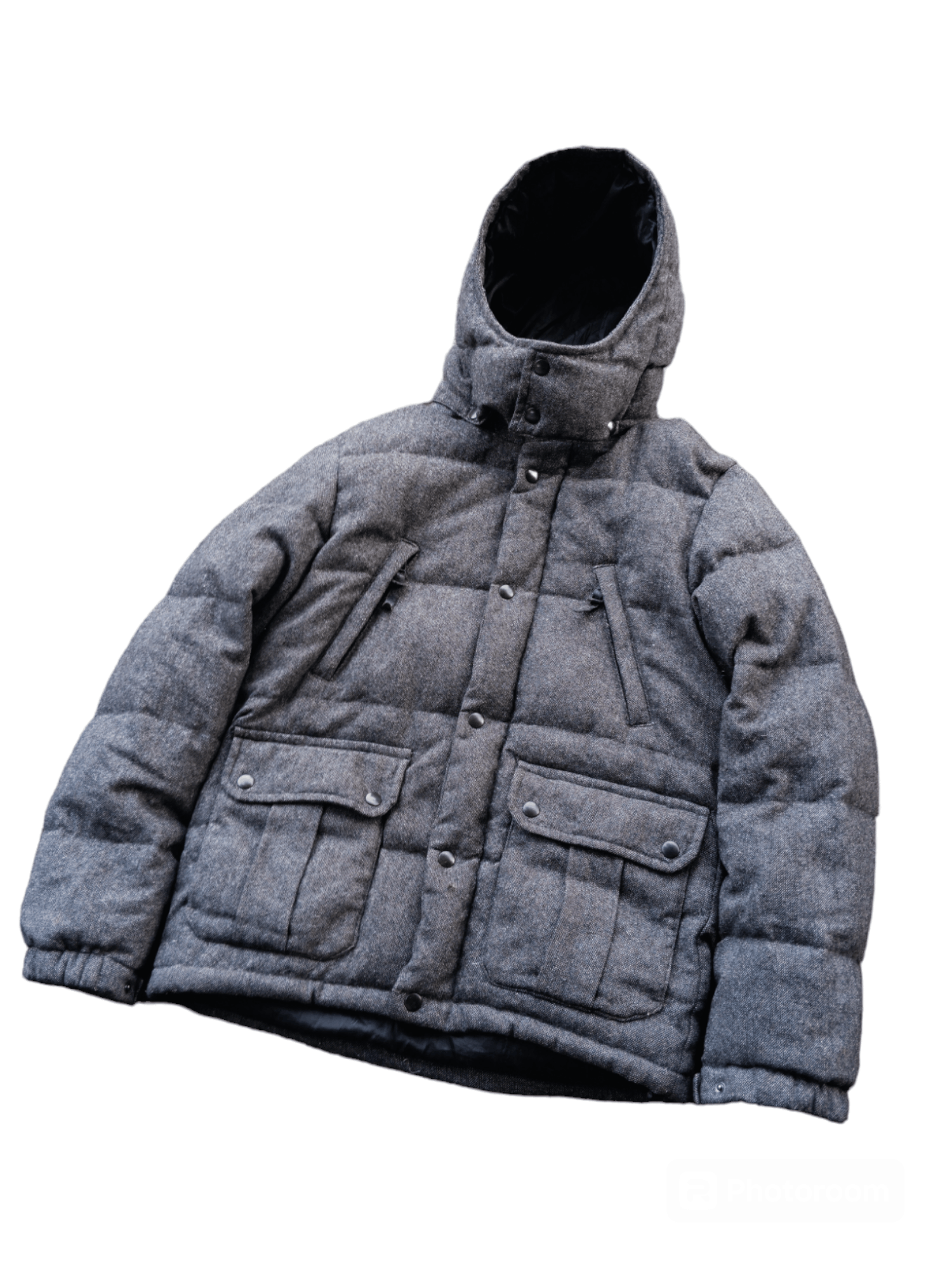 Japanese Brand wool men's bigi puffer jacket Size US M / EU 48-50 / 2 - 2 Thumbnail