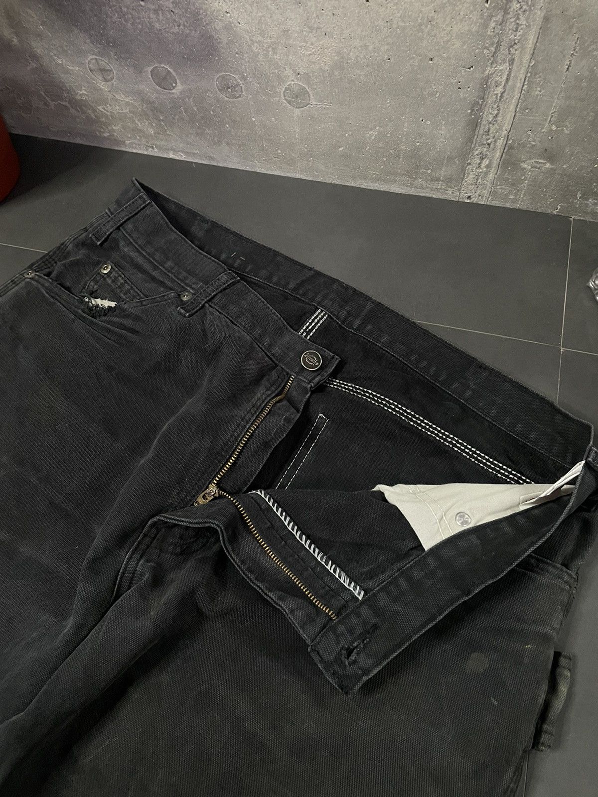 Dickies Vintage Dickies Faded Distressed Workwear Painted Carpenter Size US 36 / EU 52 - 15 Thumbnail