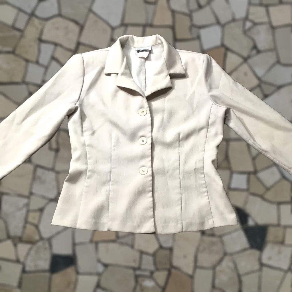 Vintage Breakin' Loose 3 Piece Set Jacket Vest Pants Ensemble beige Women Juniors 11/12 Suit Set Slim Notch Lapel Long Sleeve Solid Brown? Size 32" / US 10 / IT 46 - 1 Thumbnail